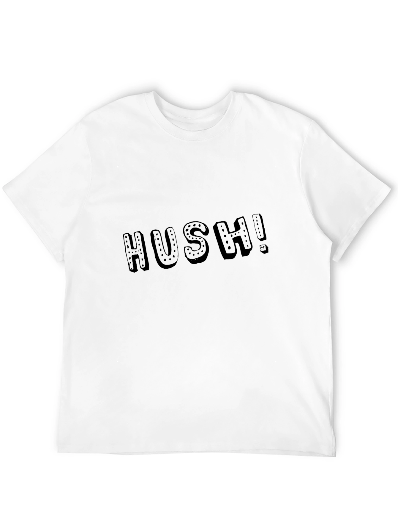 Hush Graphic Tee - Casual Comfort