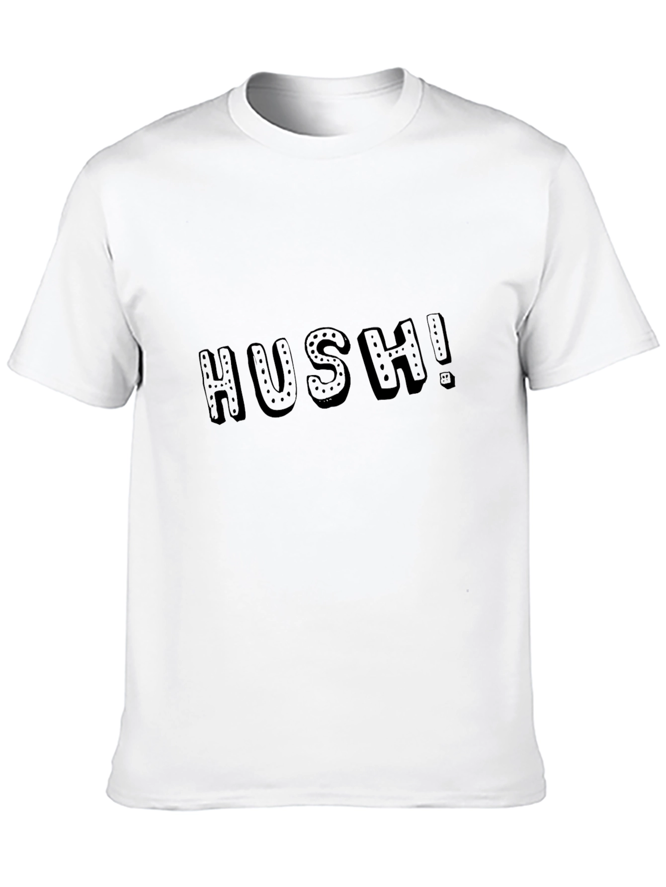 Hush Graphic Tee - Casual Comfort