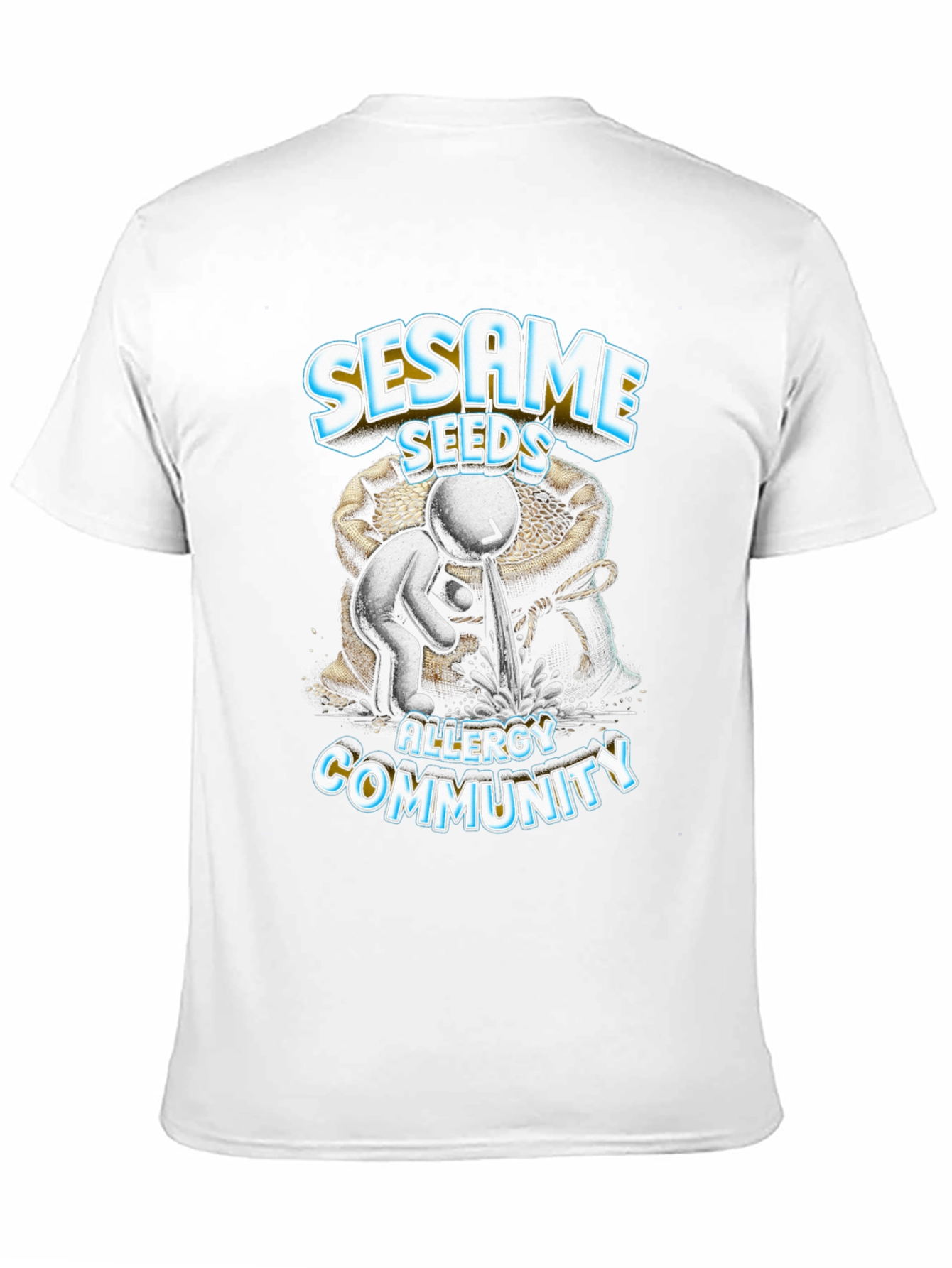 Sesame Seeds Allergy Awareness T-Shirt