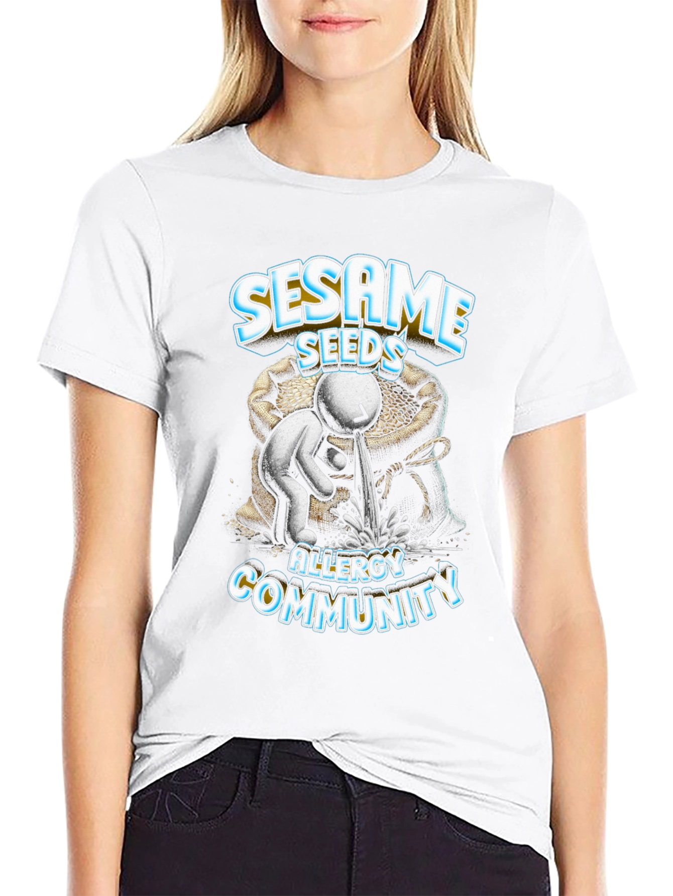 Sesame Seeds Allergy Awareness T-Shirt