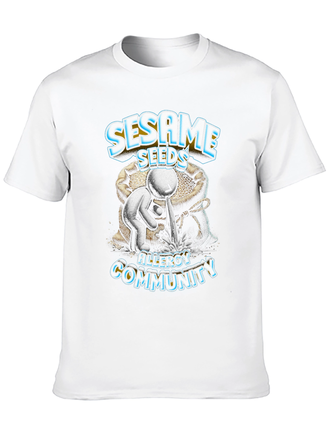 Sesame Seeds Allergy Awareness T-Shirt
