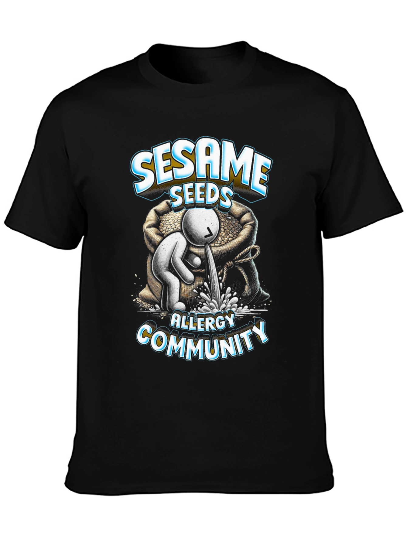 Sesame Seeds Allergy Awareness T-Shirt