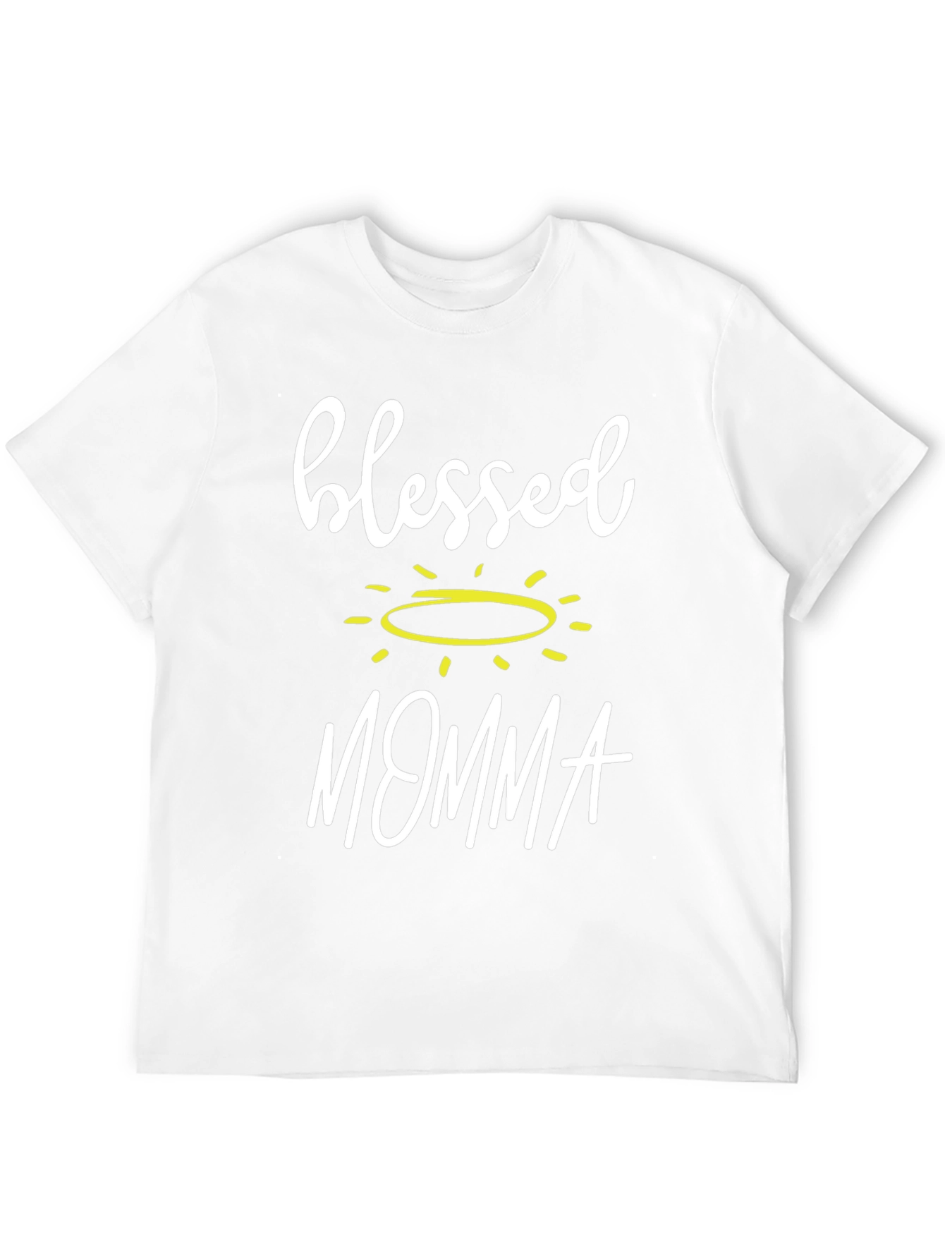 Blessed Momma Graphic T-Shirt - Black