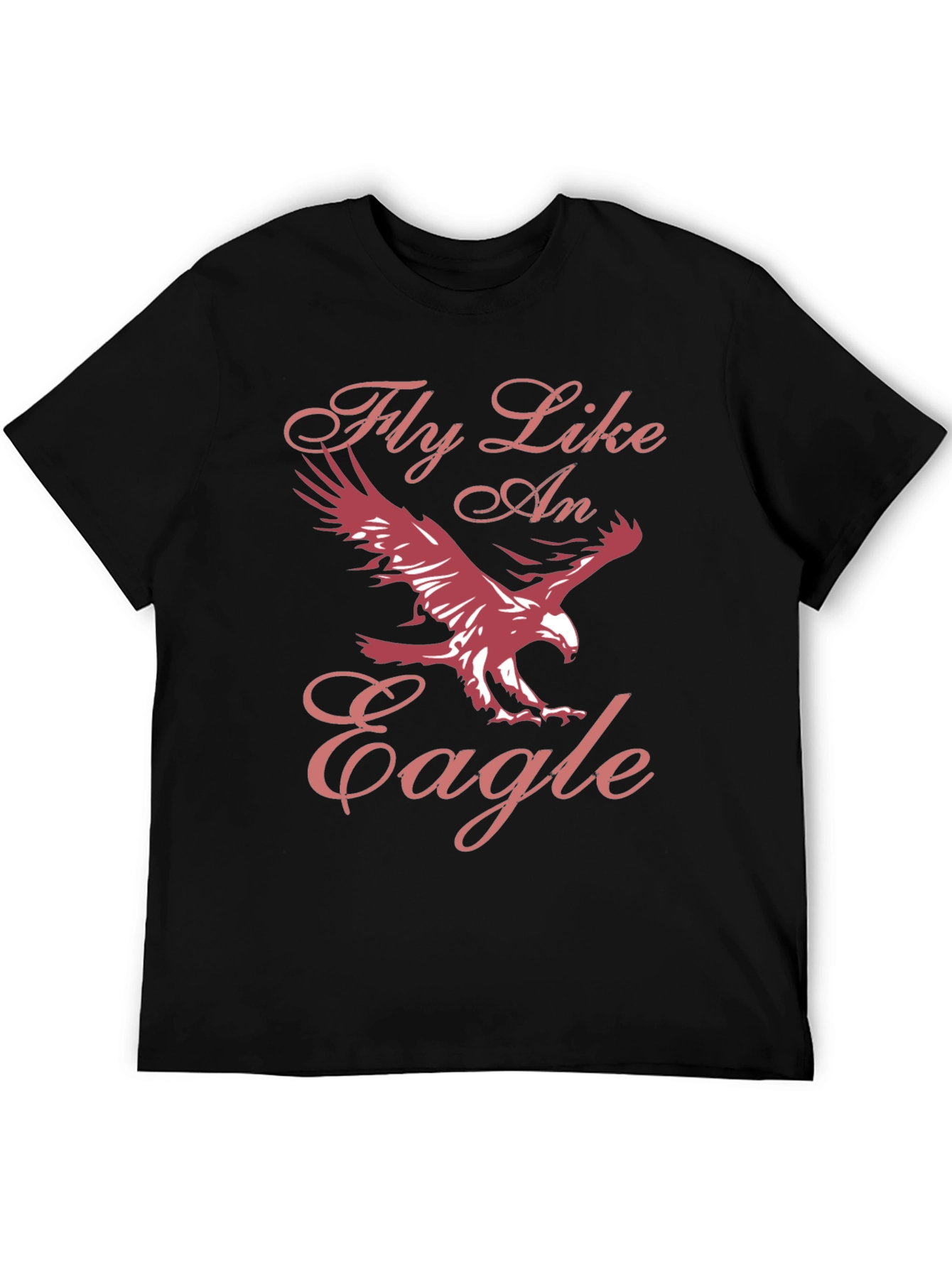 Fly Like An Eagle Graphic Tee - Black T-Shirt