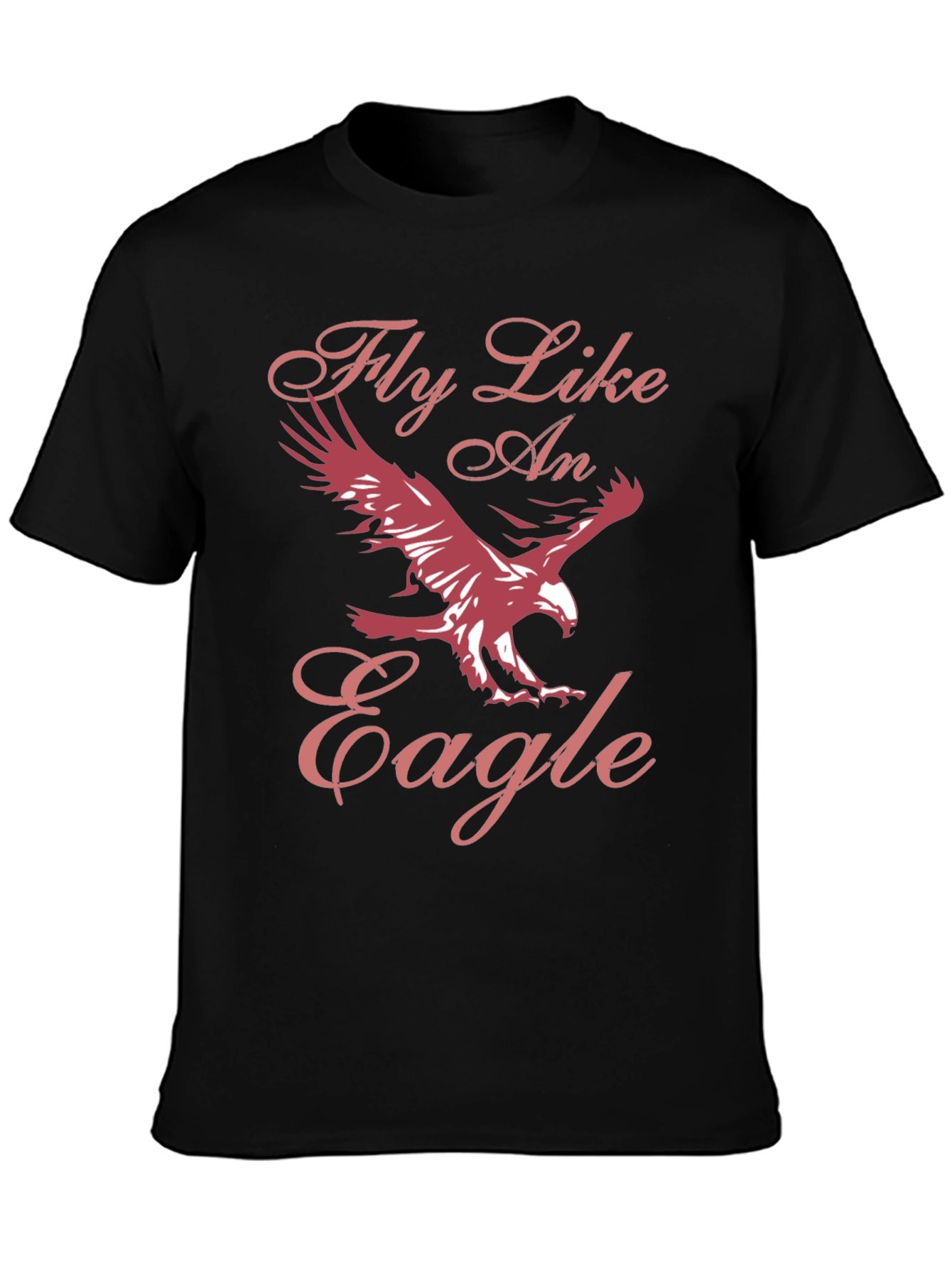 Fly Like An Eagle Graphic Tee - Black T-Shirt