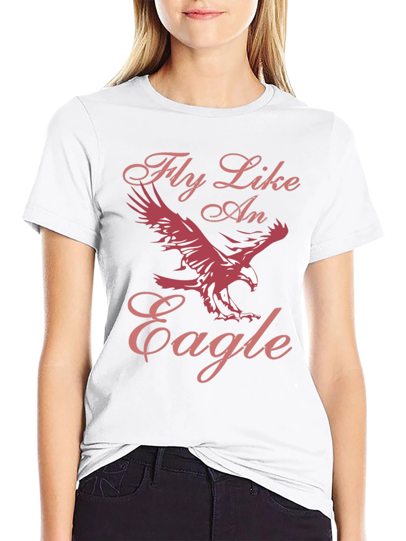Fly Like An Eagle Graphic Tee - Black T-Shirt
