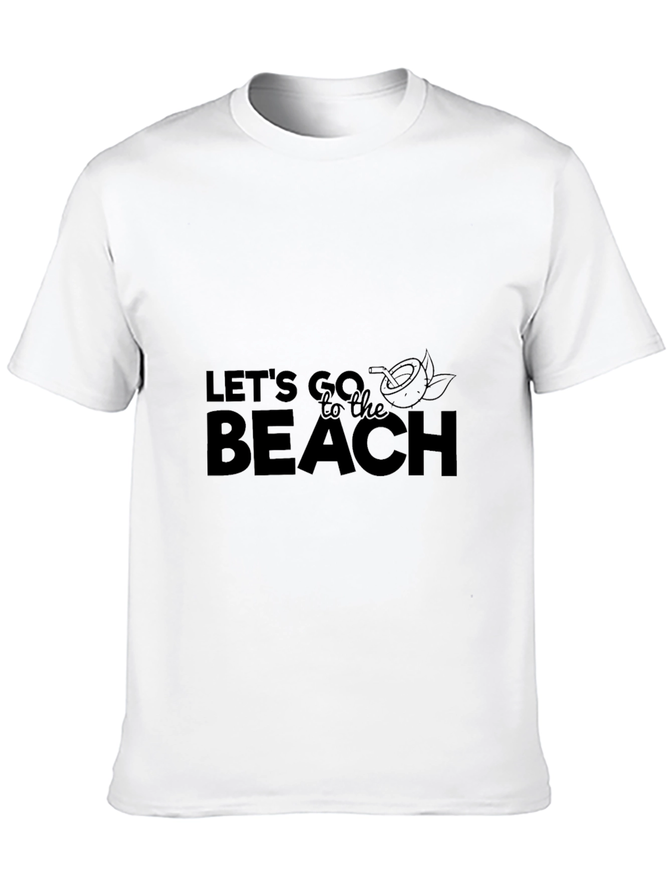 Lets Go to the Beach Graphic T-Shirt
