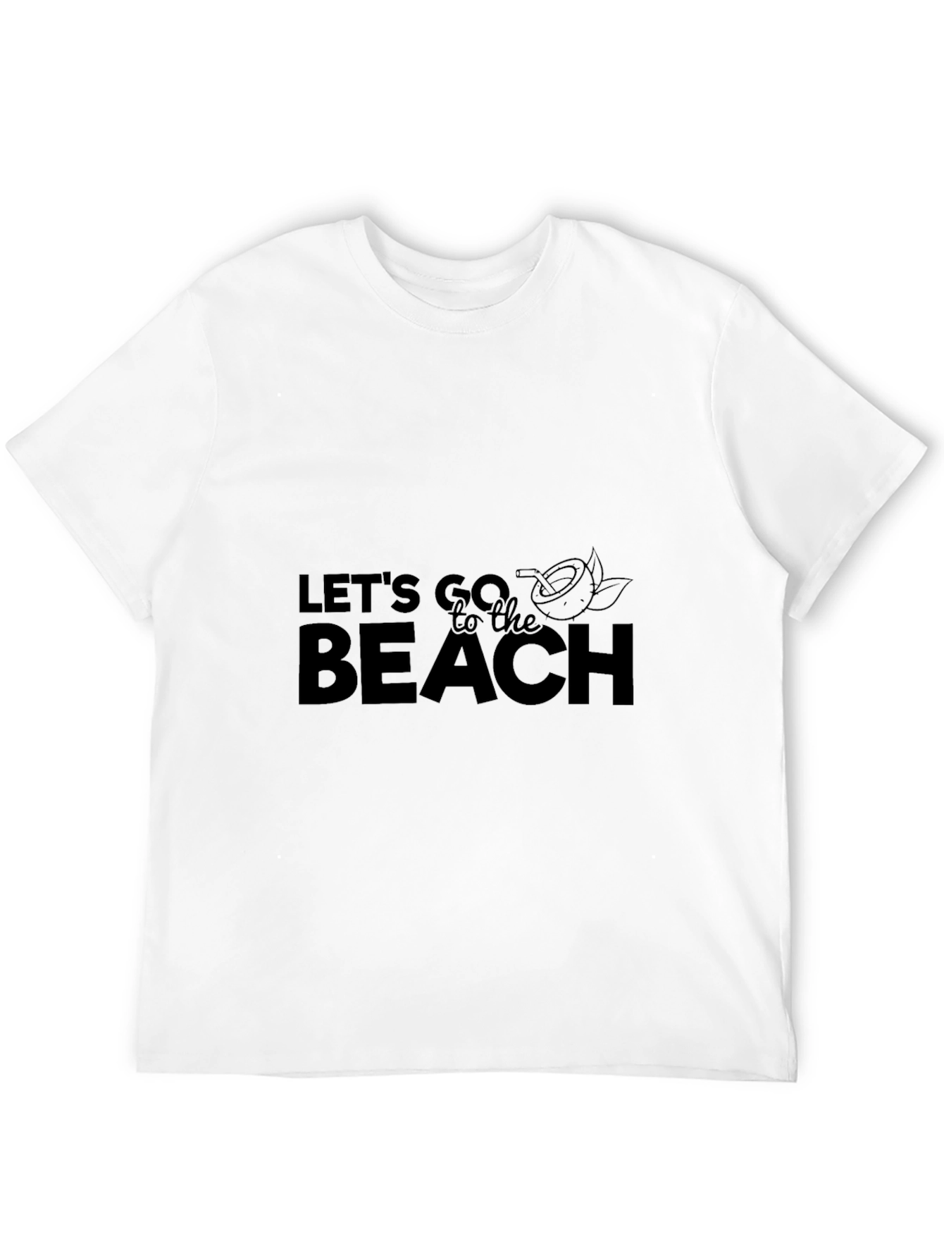 Lets Go to the Beach Graphic T-Shirt