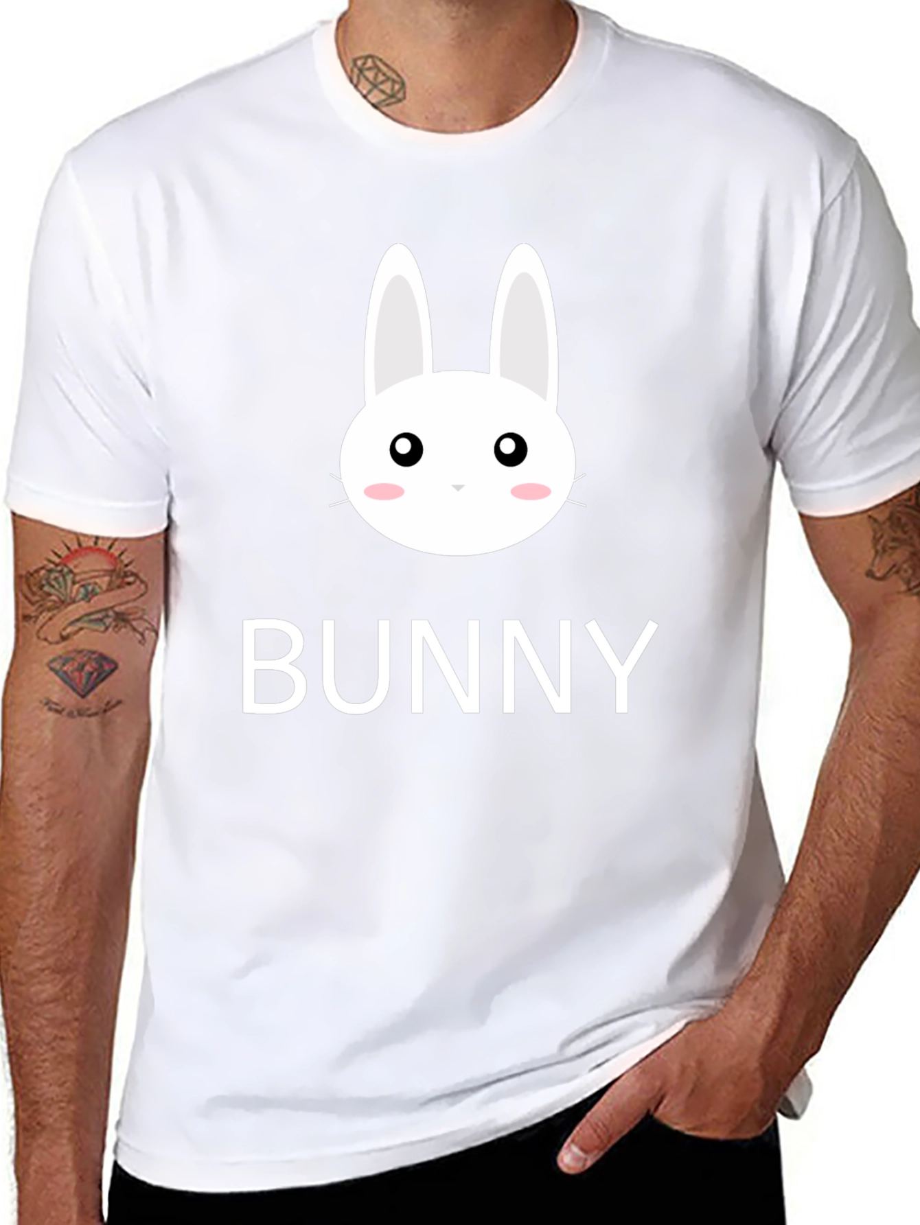 Bunny Graphic Tee - Cute Rabbit Design
