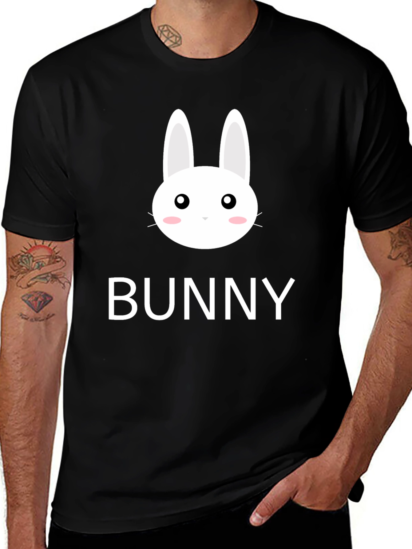 Bunny Graphic Tee - Cute Rabbit Design