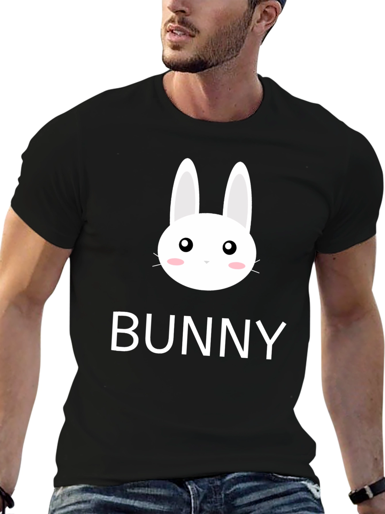 Bunny Graphic Tee - Cute Rabbit Design