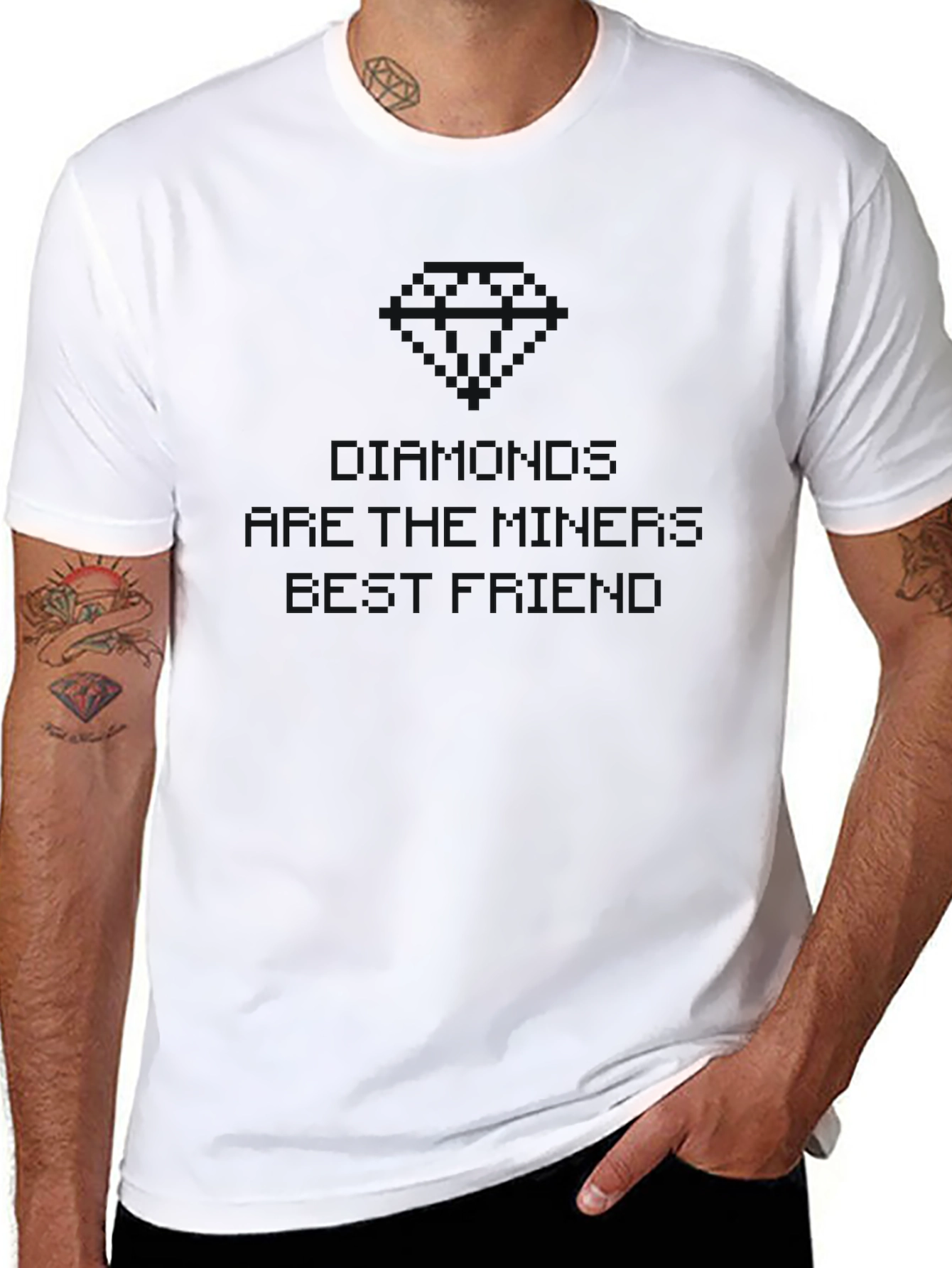 Black Graphic Tee - Bit Miners Friend