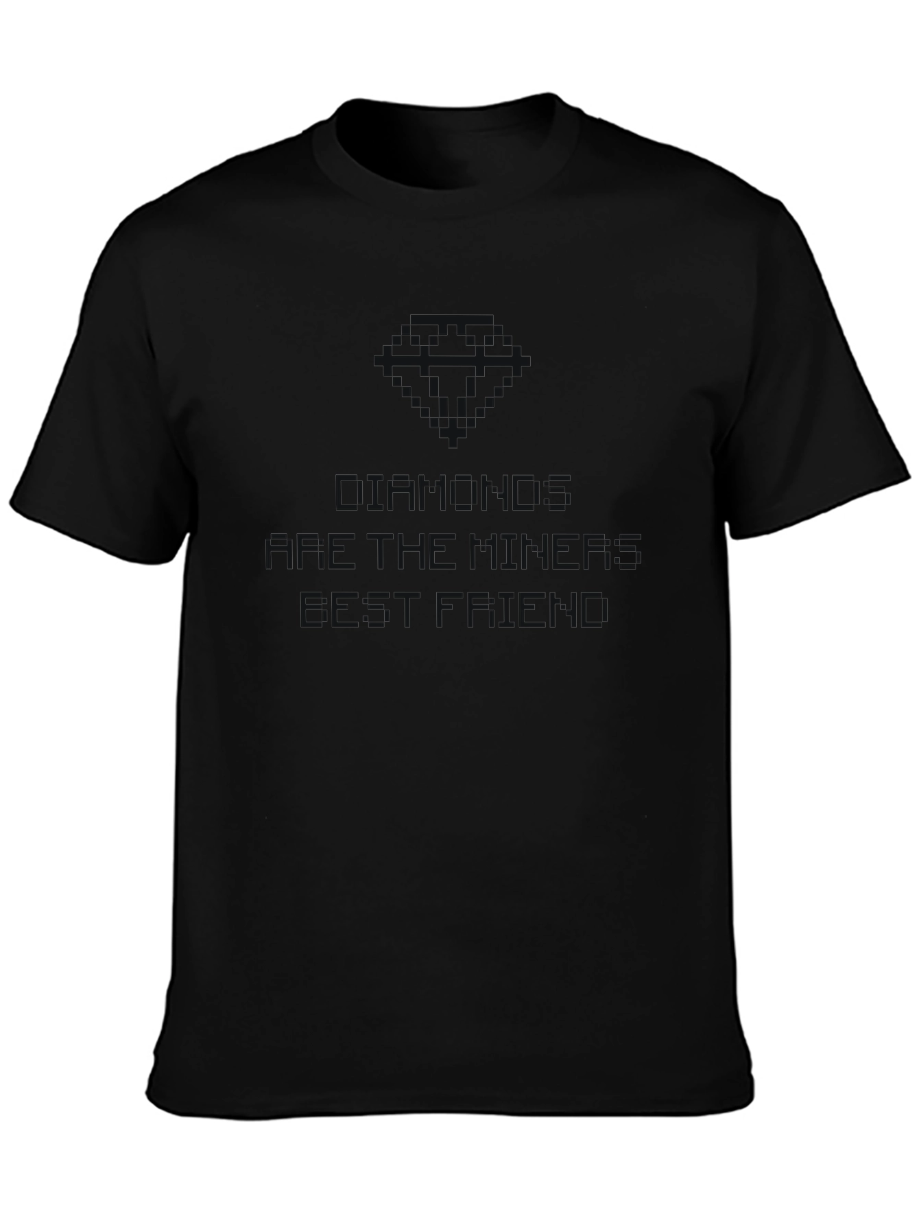 Black Graphic Tee - Bit Miners Friend