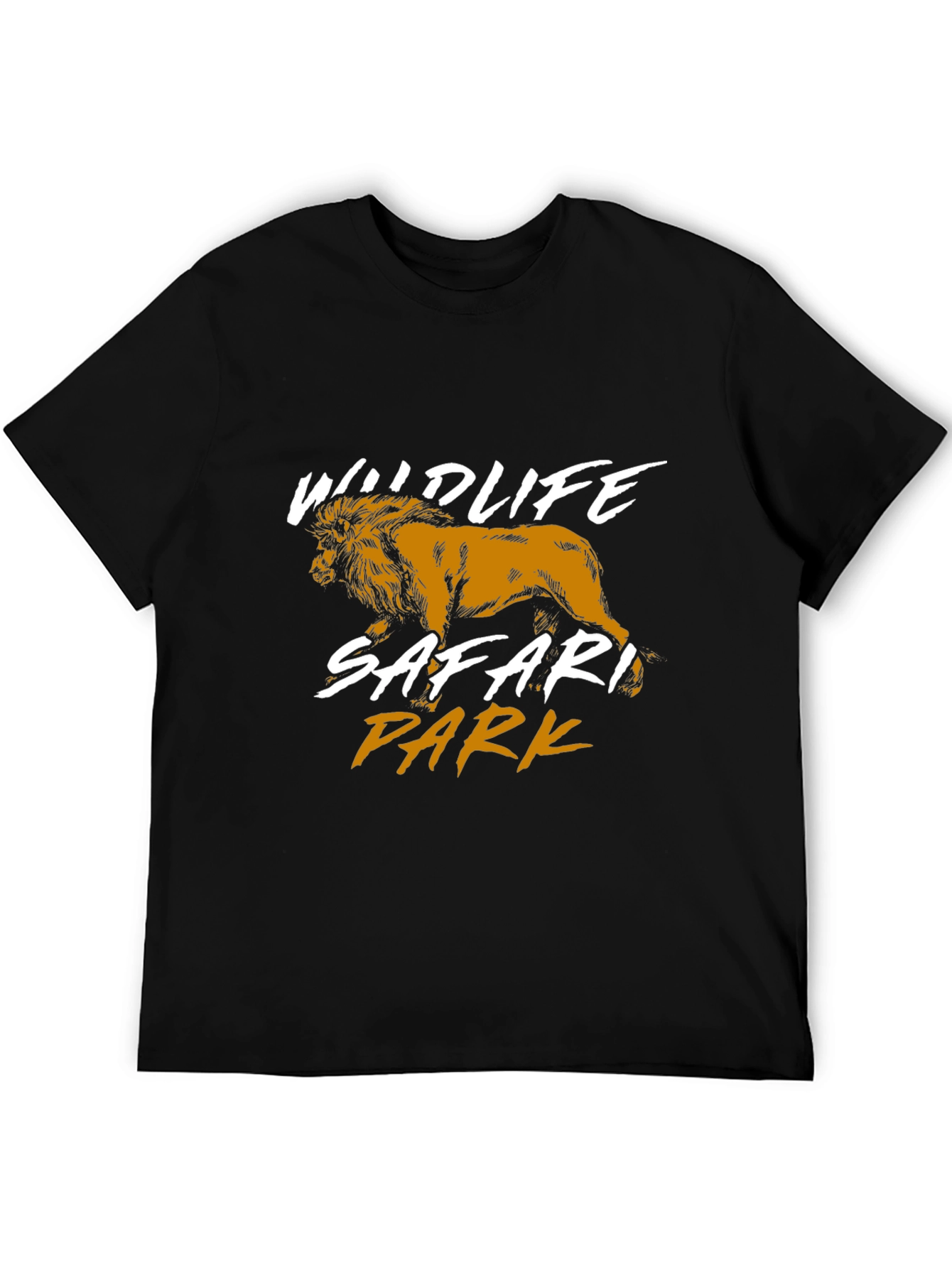 Wildlife Safari Park Lion Graphic T-Shirt
