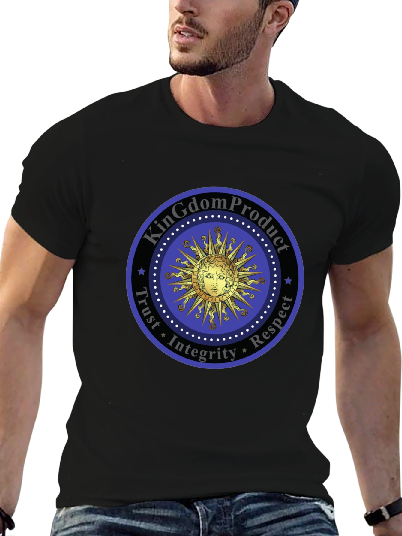 Kingdom Product Trust Respect Integrity Black T-Shirt