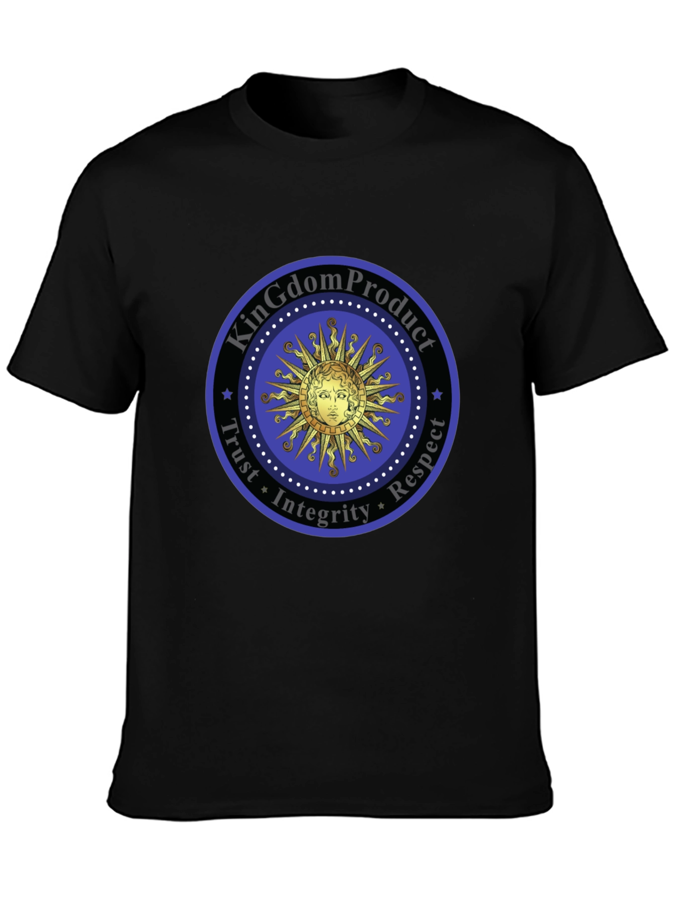 Kingdom Product Trust Respect Integrity Black T-Shirt