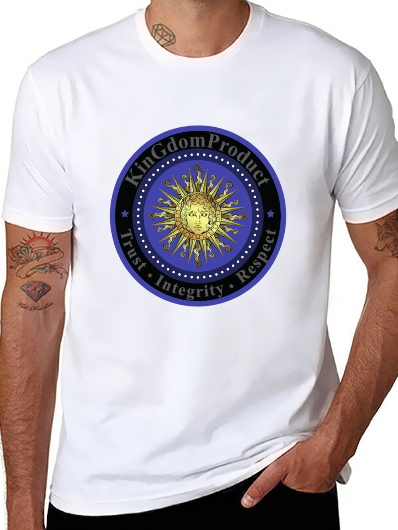 Kingdom Product Trust Respect Integrity Black T-Shirt