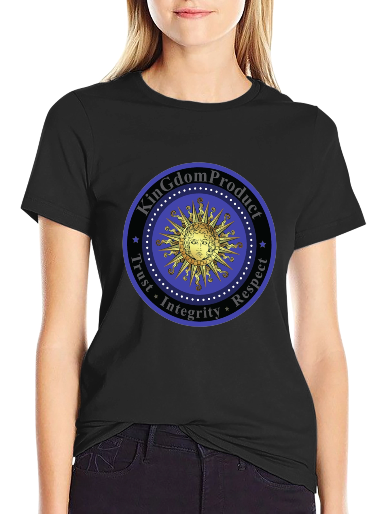 Kingdom Product Trust Respect Integrity Black T-Shirt