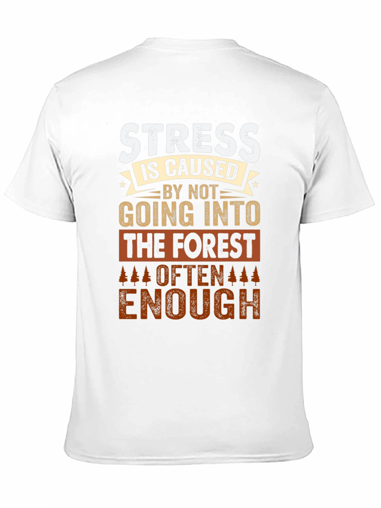 Forest Therapy T-Shirt: Stress Relief Design