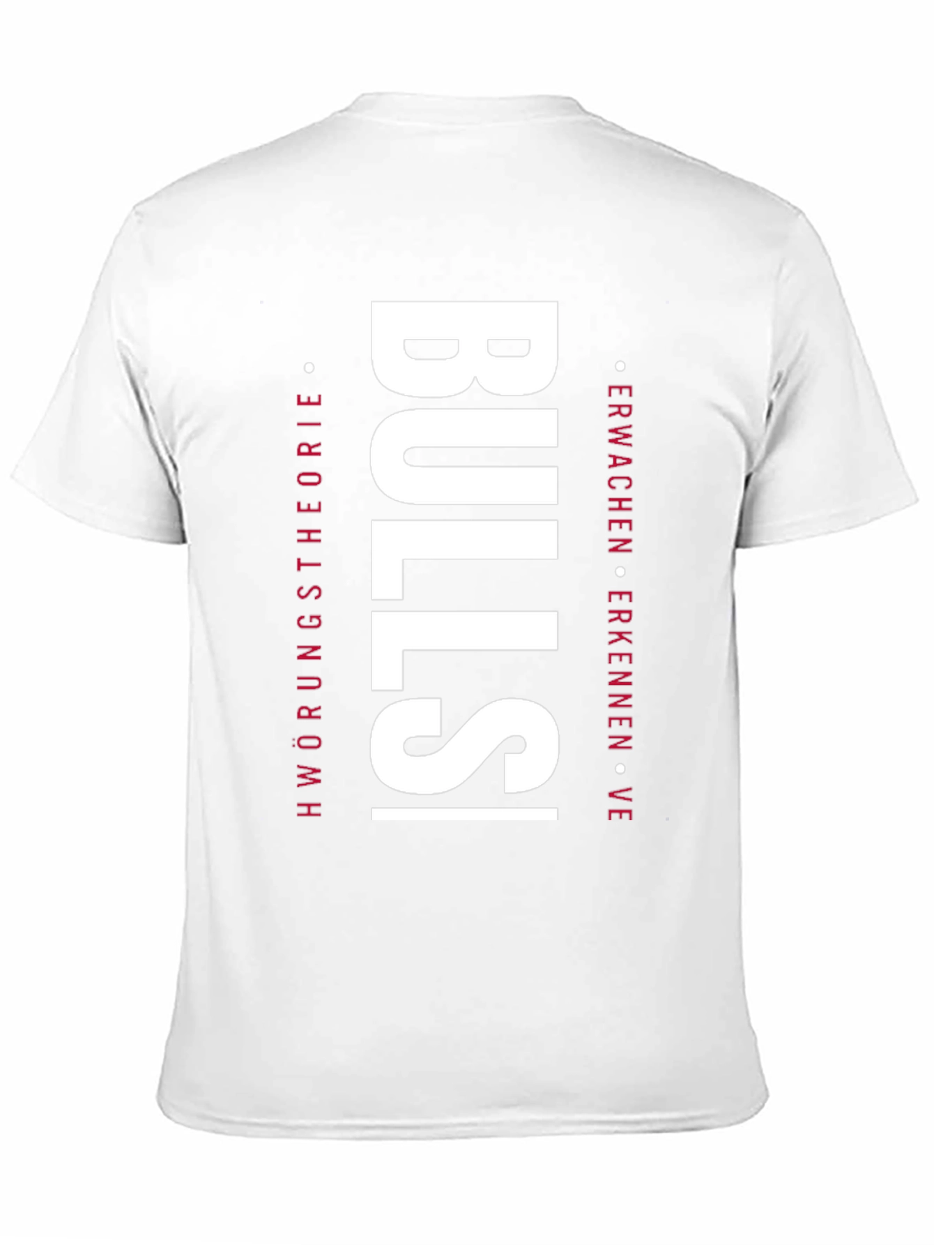 Bulls Vertical Print Black T-Shirt