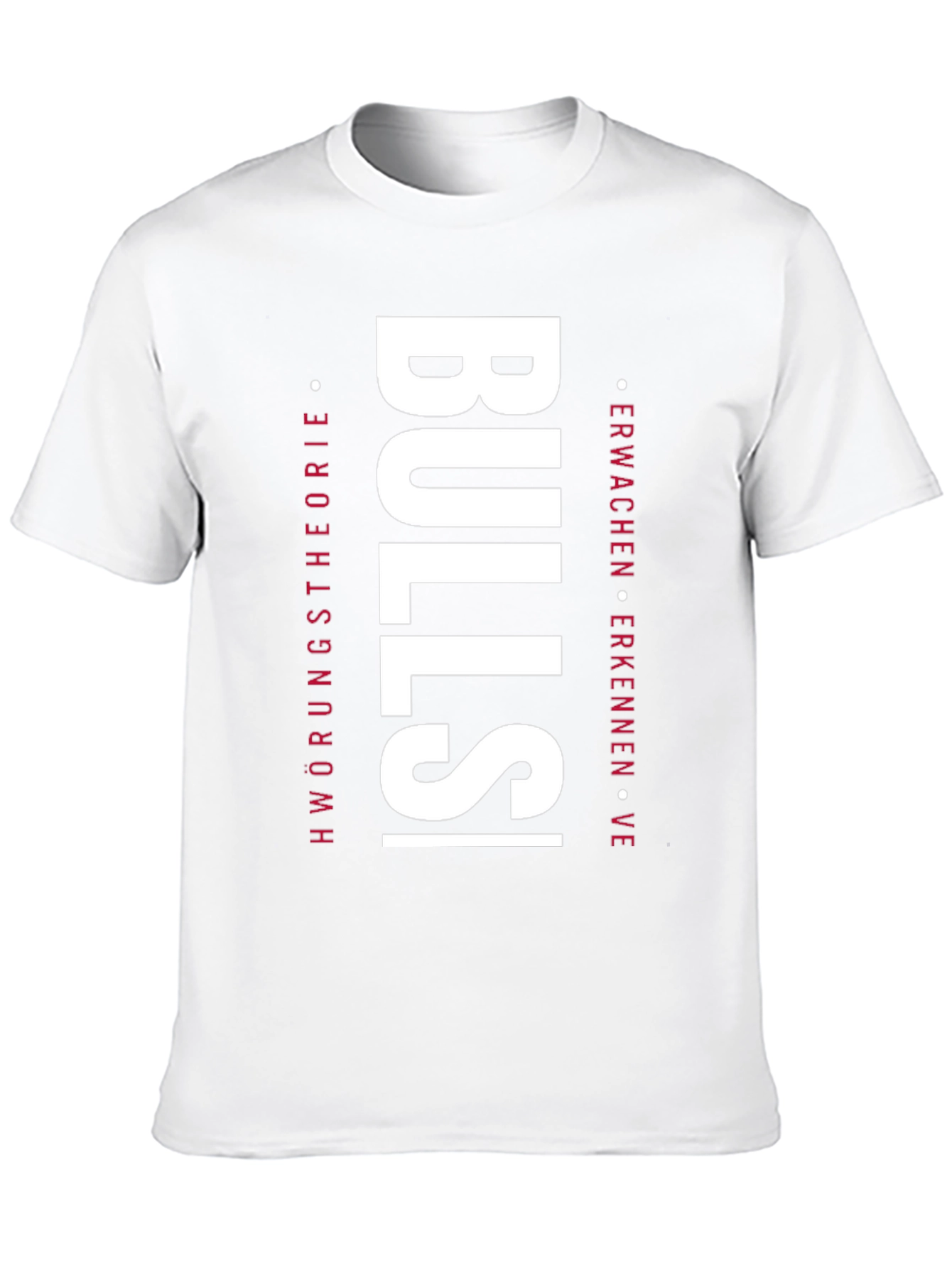 Bulls Vertical Print Black T-Shirt