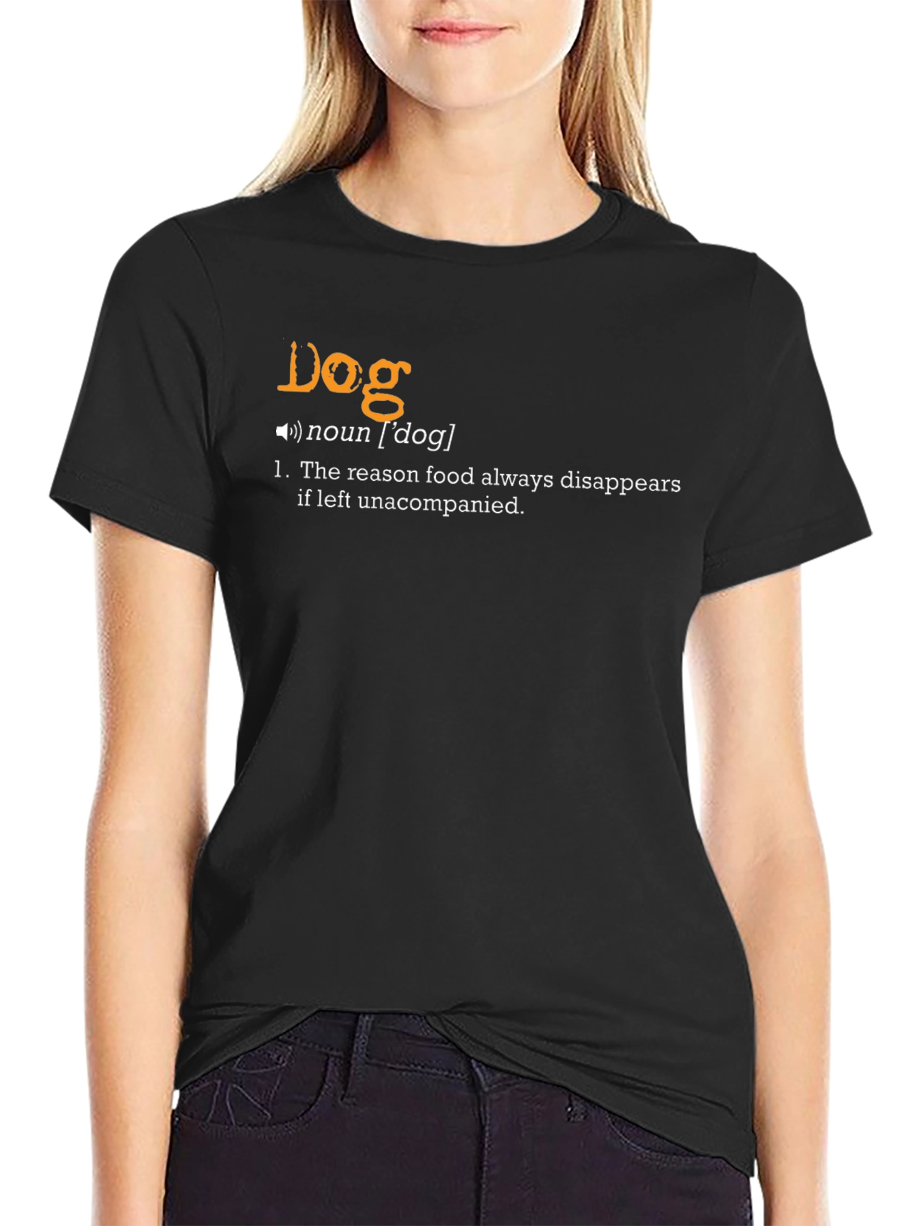 Dog Definition Black T-Shirt