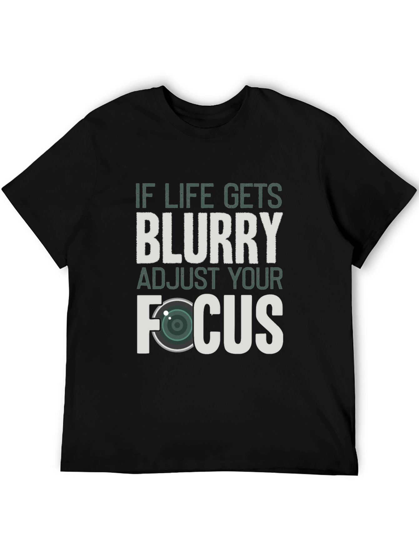 Blurry Focus Photographer T-Shirt - Black