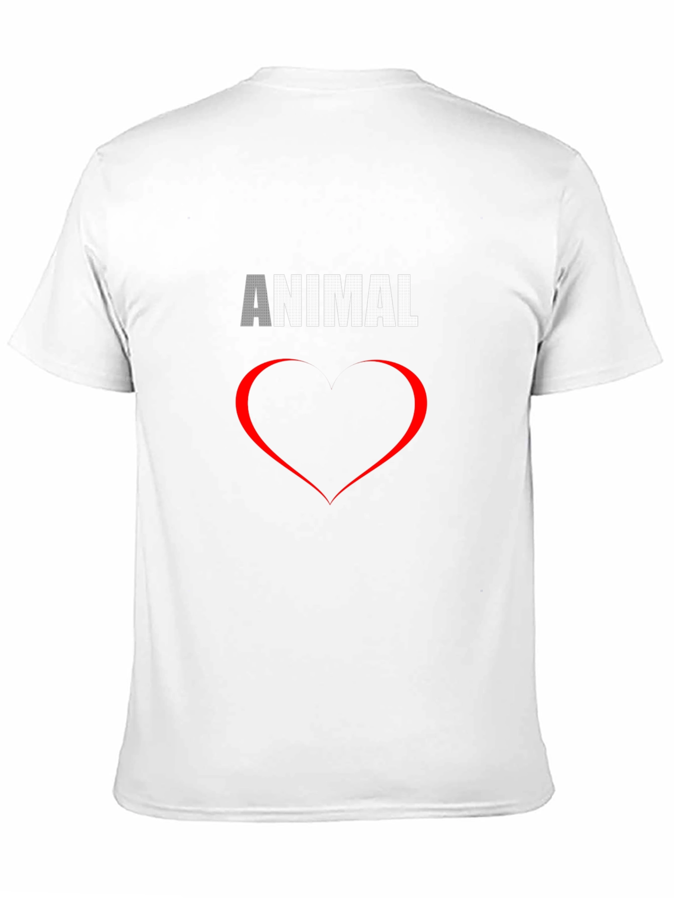 Animal Love Graphic Tee - Black Cotton Shirt