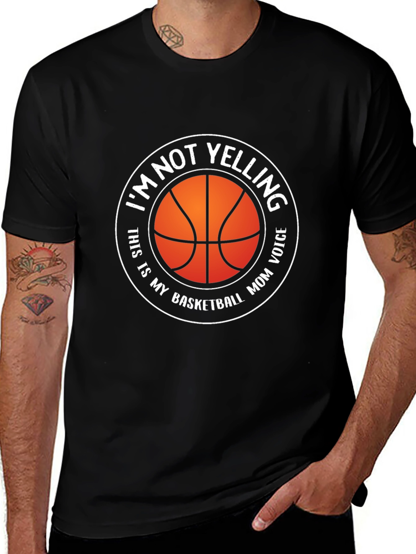 Basketball Mom Voice Graphic Tee