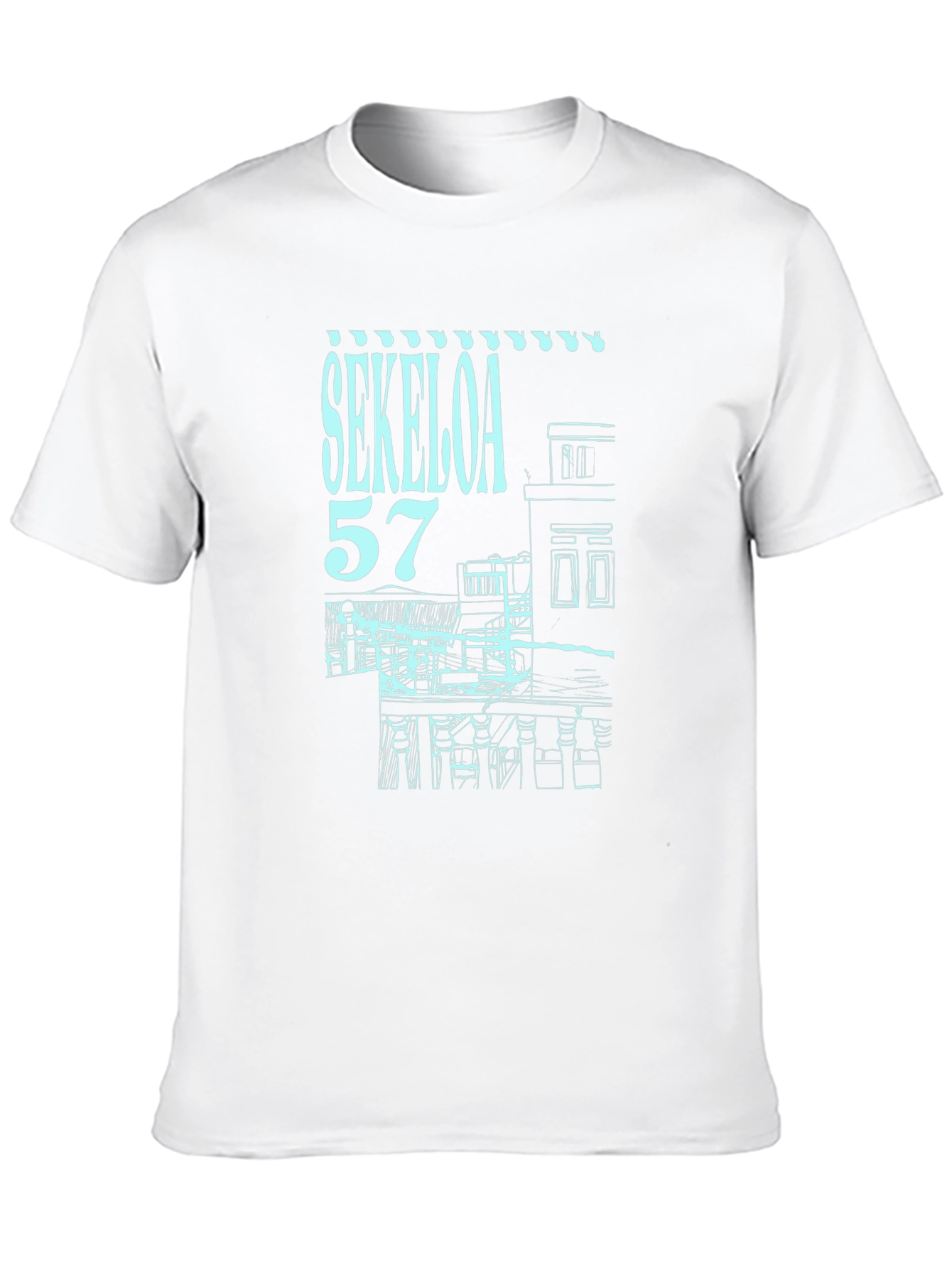 Sekeloa 57 Graphic Print Black T-Shirt