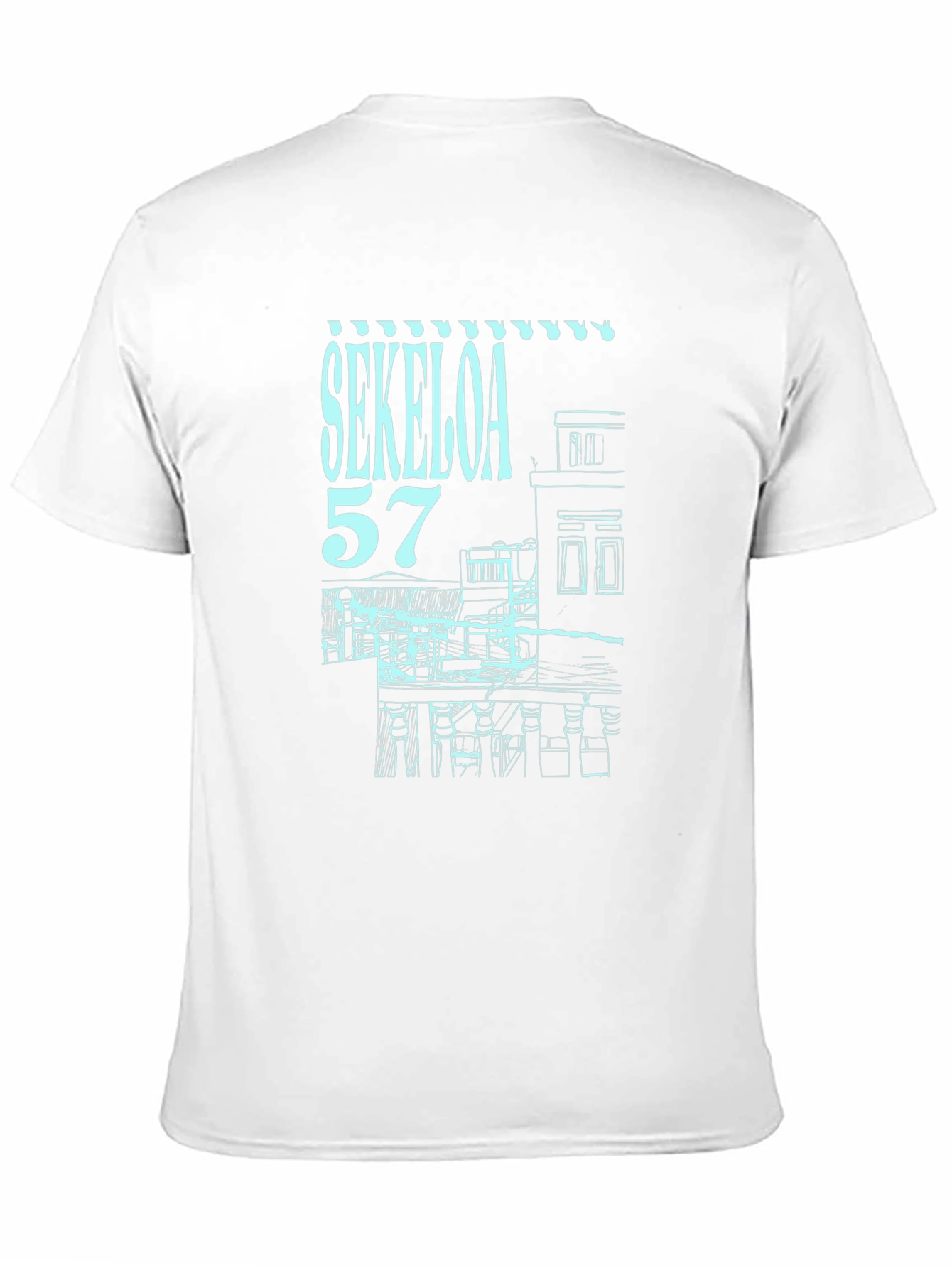 Sekeloa 57 Graphic Print Black T-Shirt