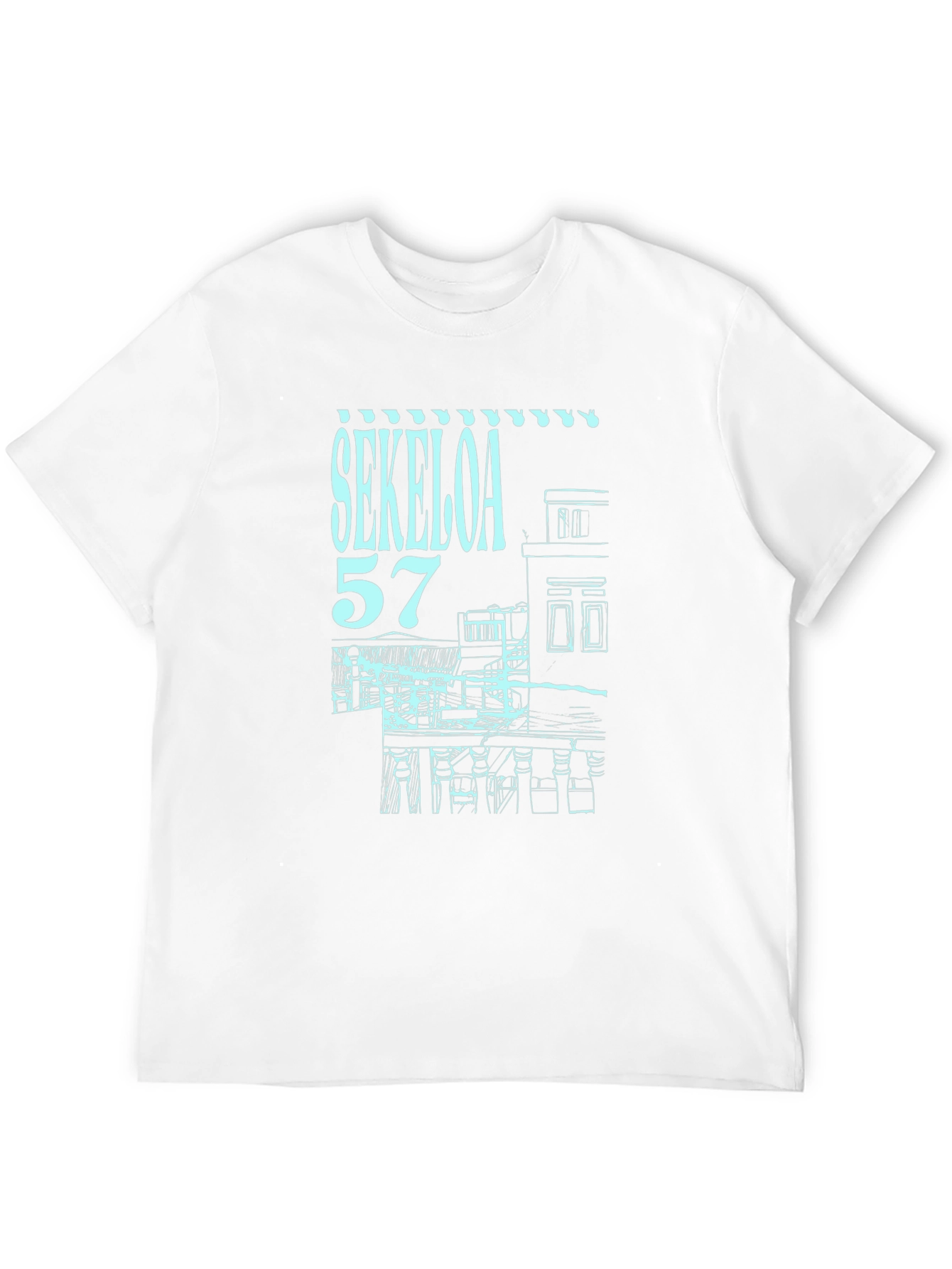 Sekeloa 57 Graphic Print Black T-Shirt