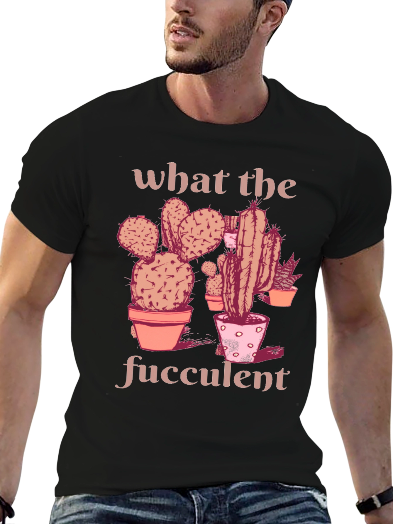 What the Fucculent T-Shirt - Black Graphic Tee