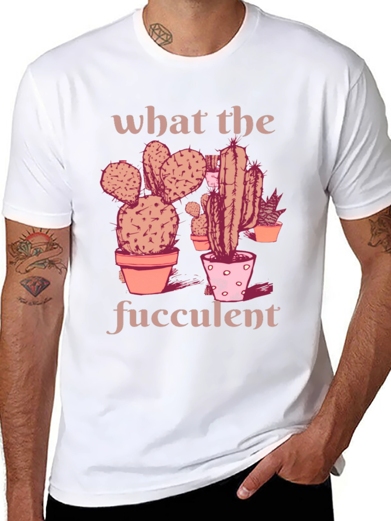 What the Fucculent T-Shirt - Black Graphic Tee