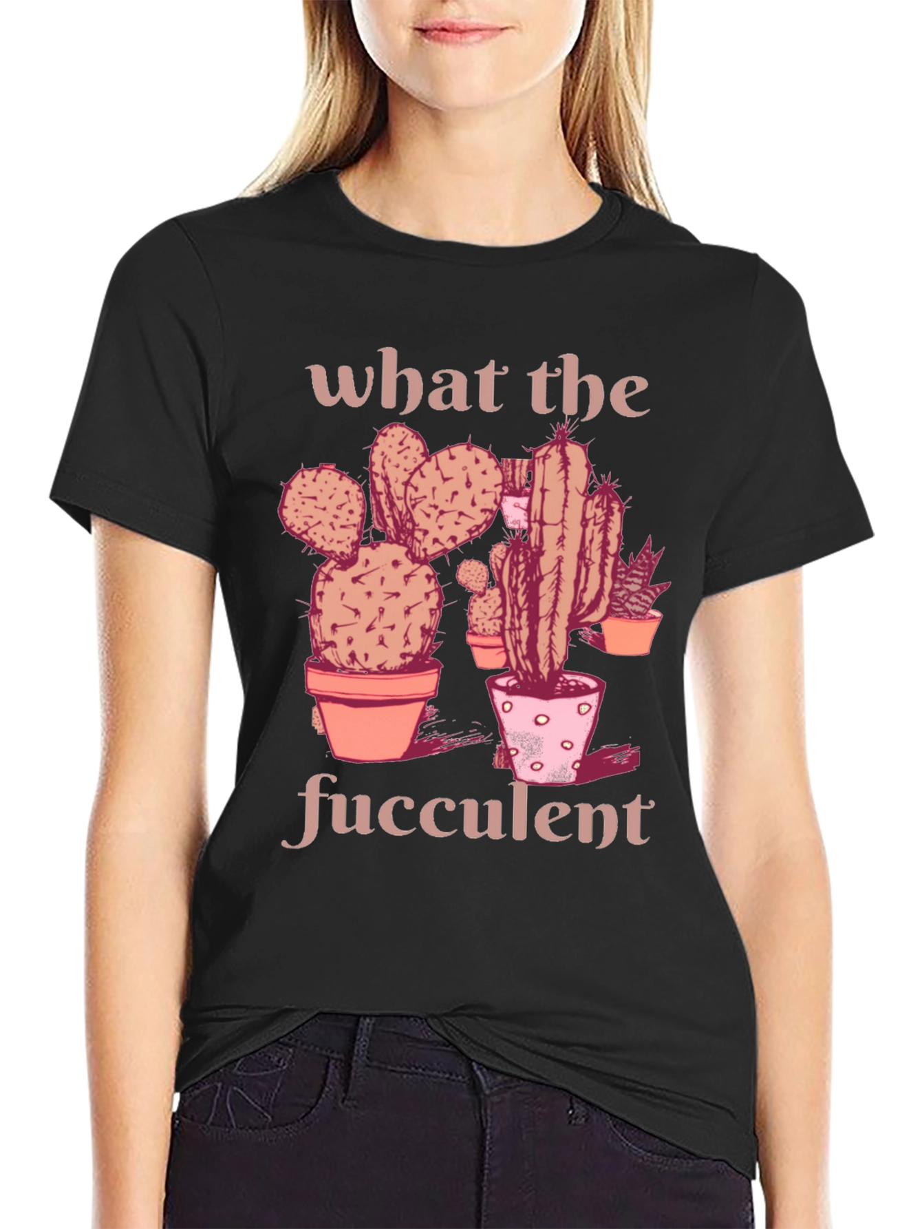 What the Fucculent T-Shirt - Black Graphic Tee