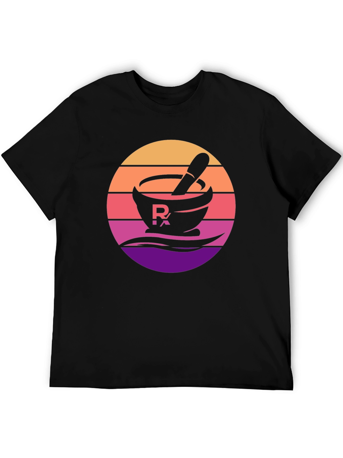 Retro Pharmacy T-Shirt - Mortar and Pestle Design