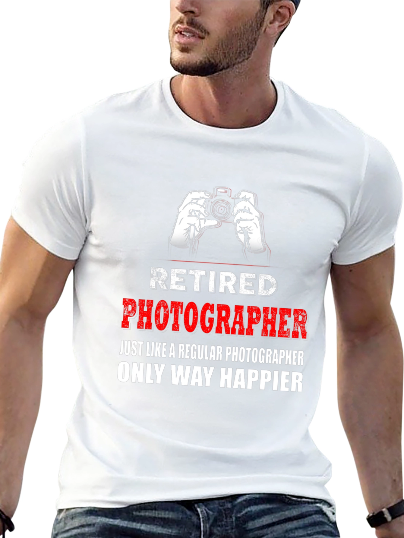 Retired Photographer T-Shirt: Happier Than Ever!