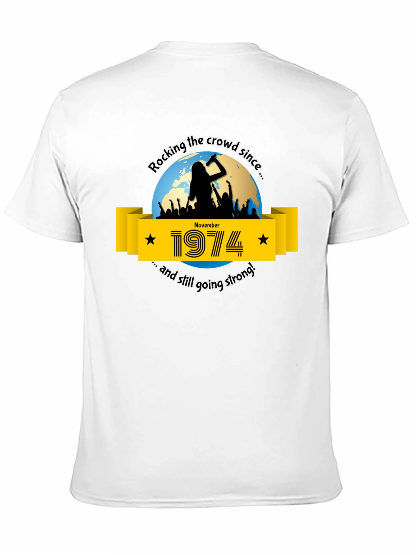 Rocking the Crowd Since 1974 T-Shirt
