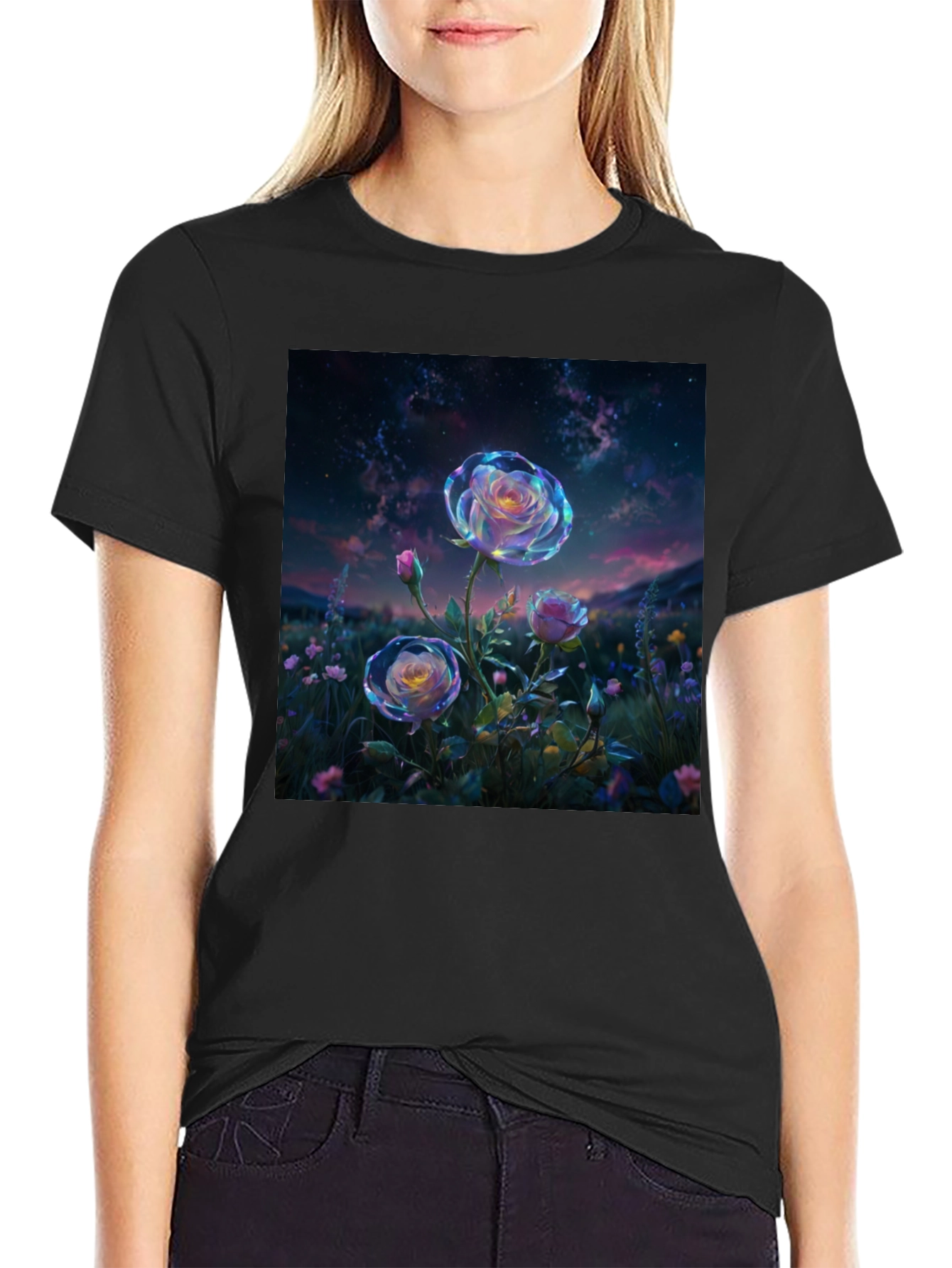 Mystical Rose Garden Graphic Tee