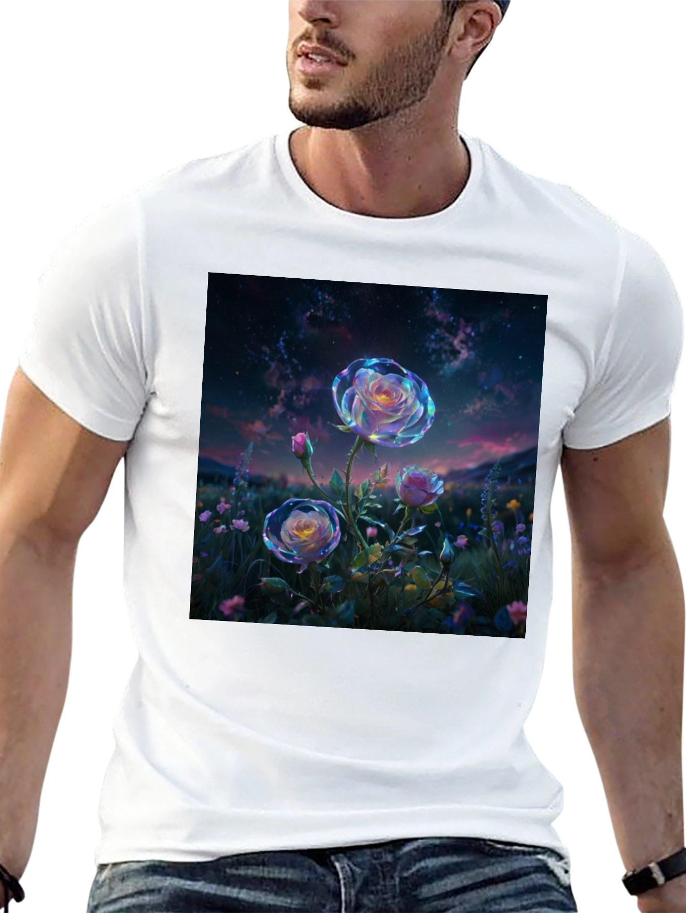 Mystical Rose Garden Graphic Tee