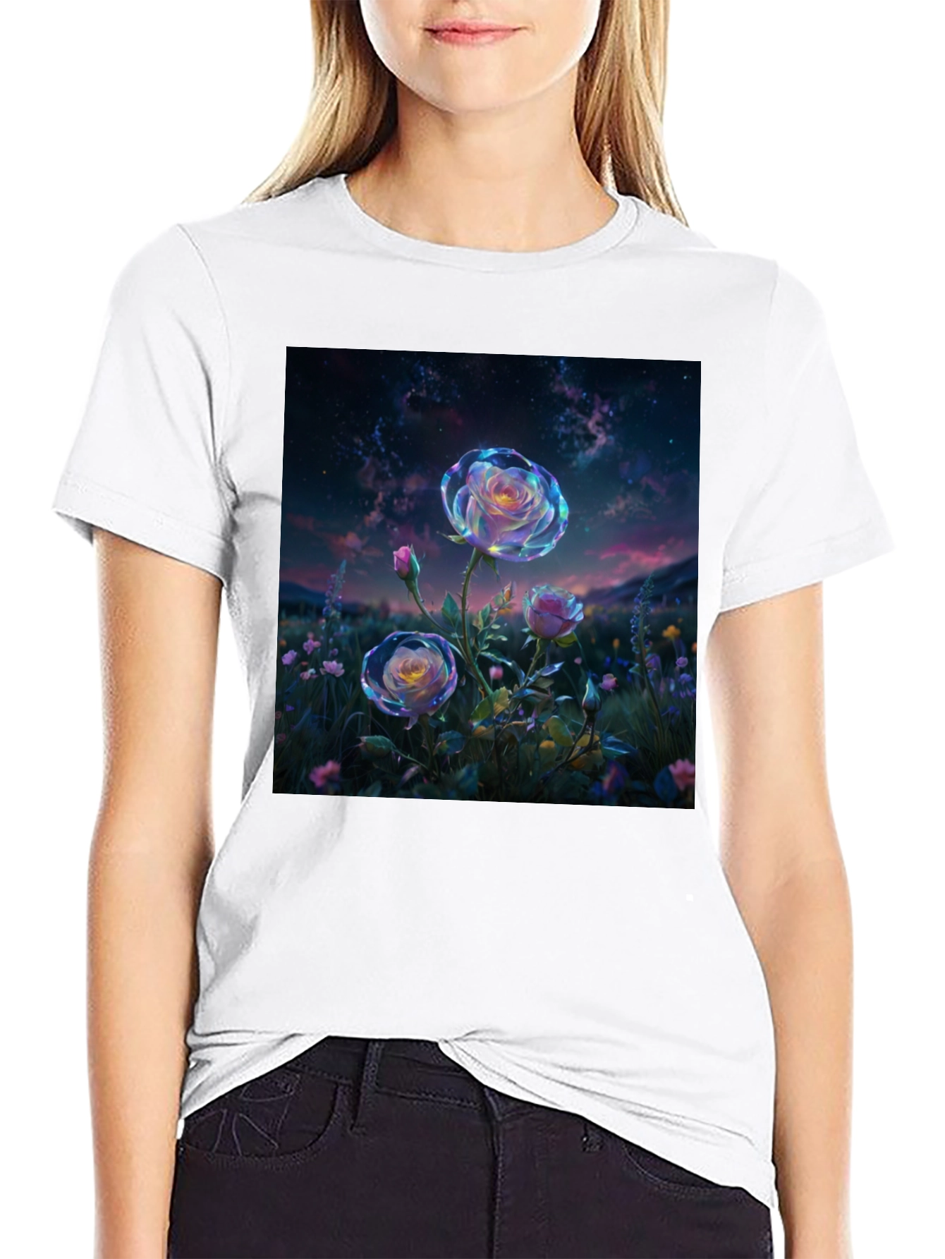 Mystical Rose Garden Graphic Tee