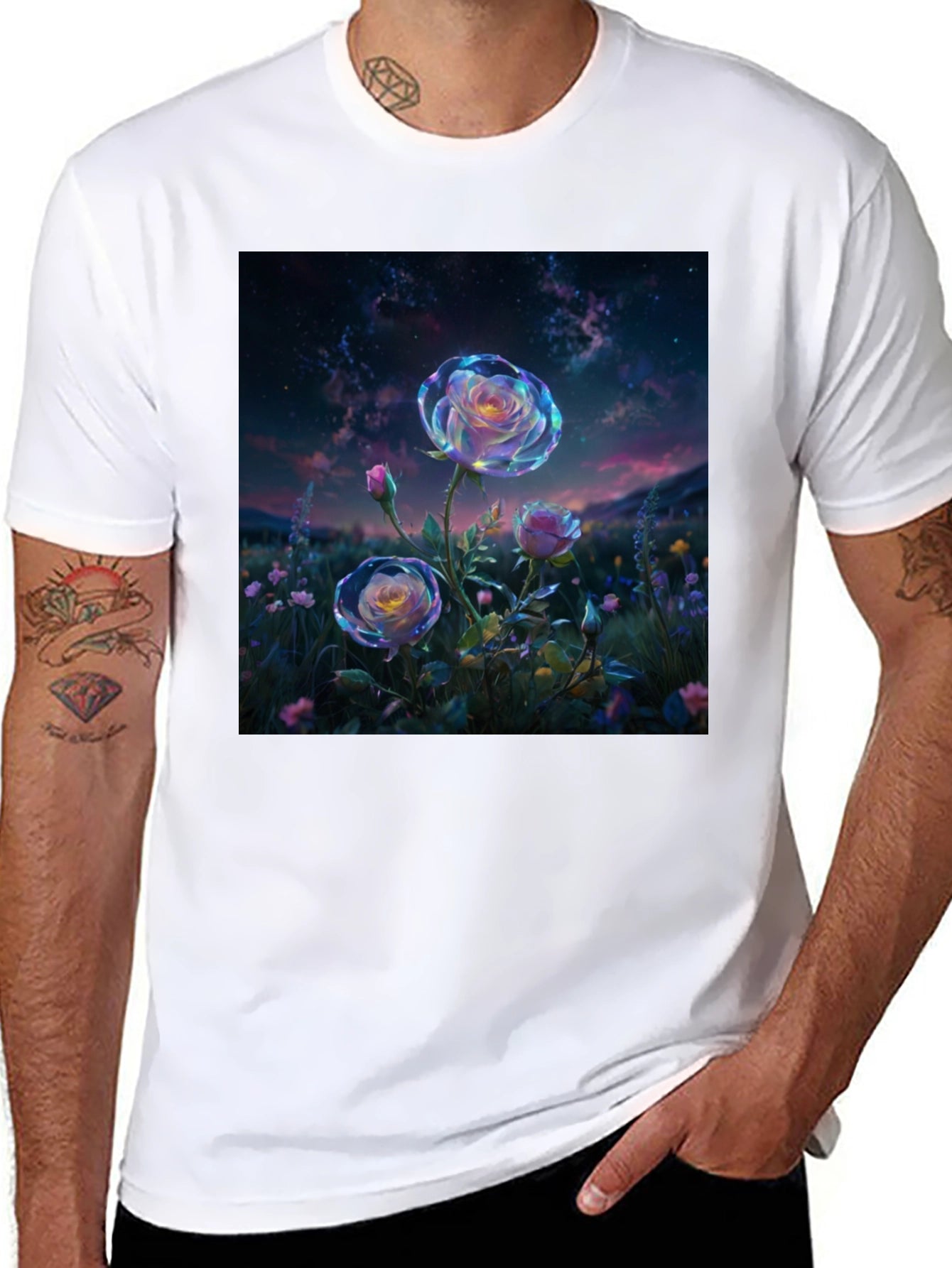 Mystical Rose Garden Graphic Tee