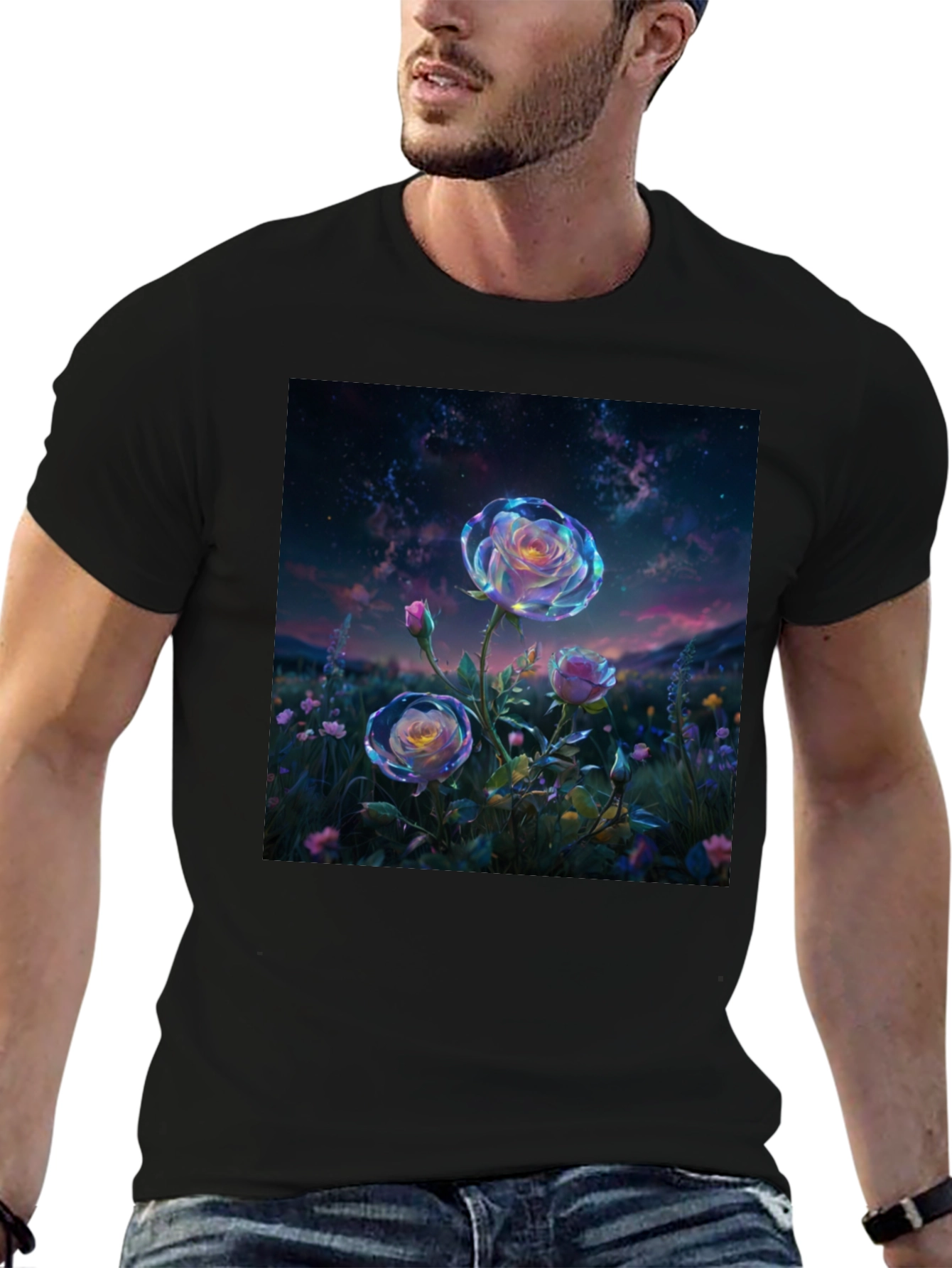 Mystical Rose Garden Graphic Tee