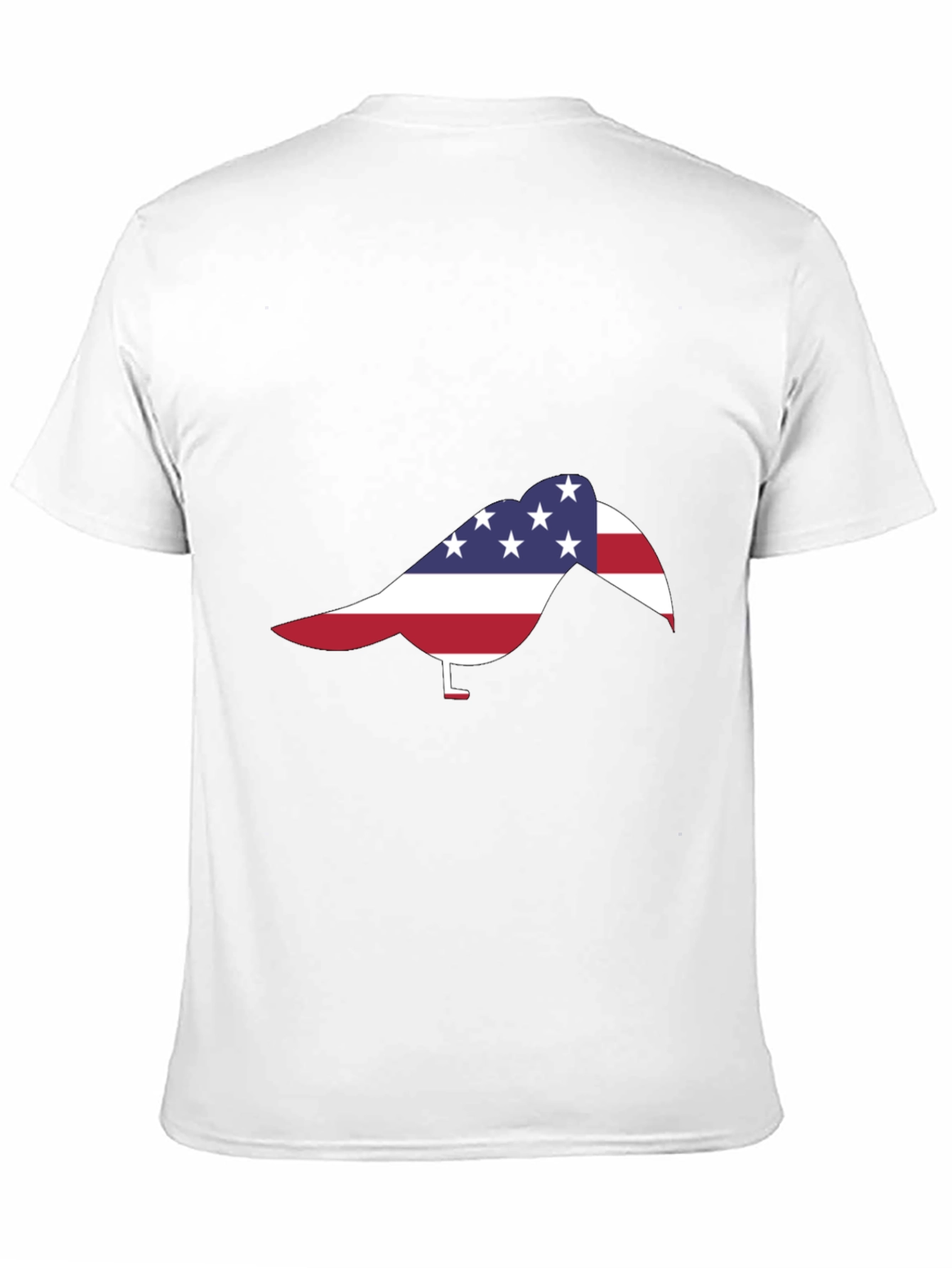 American Flag Turkey Graphic T-Shirt