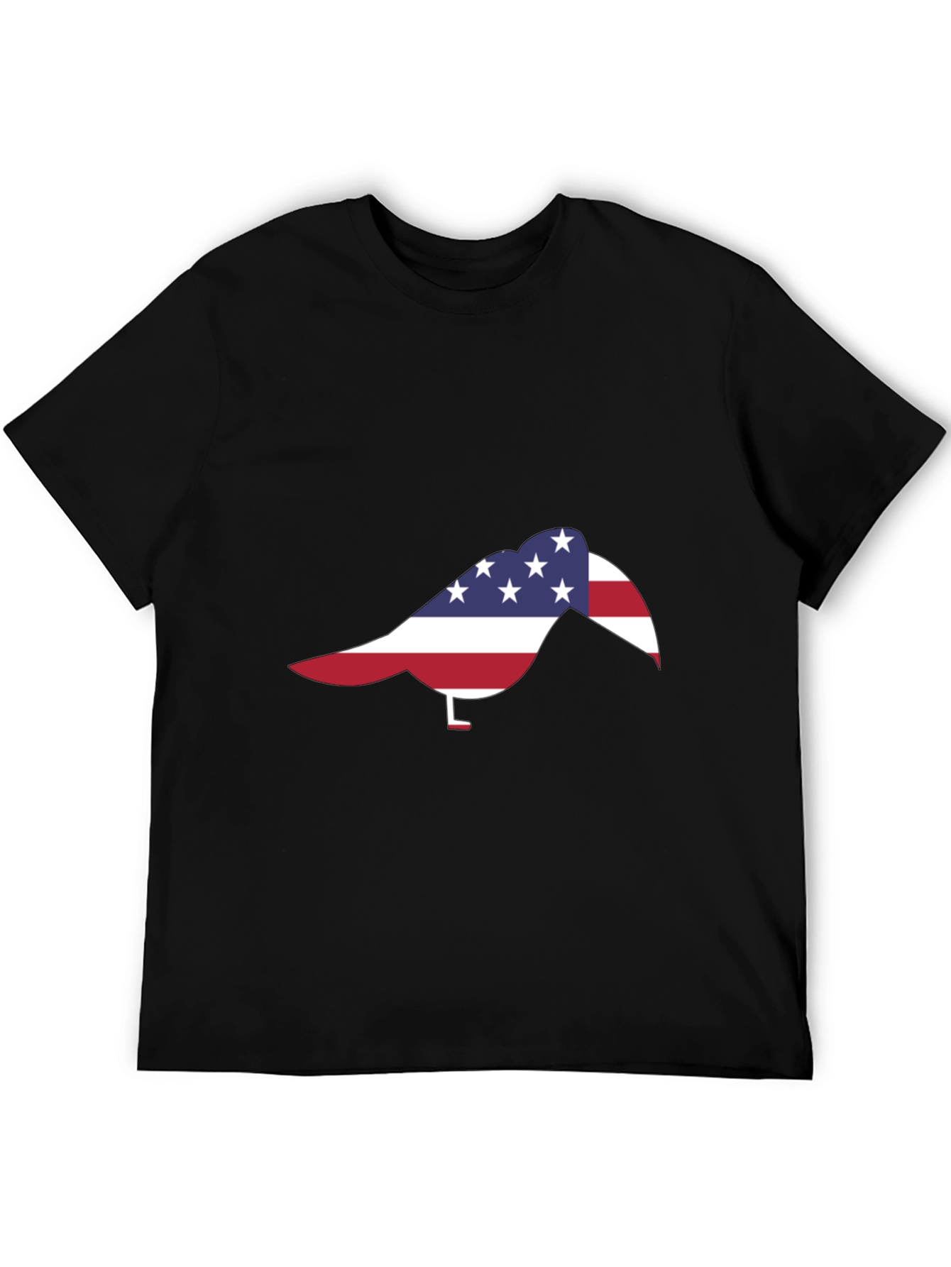 American Flag Turkey Graphic T-Shirt