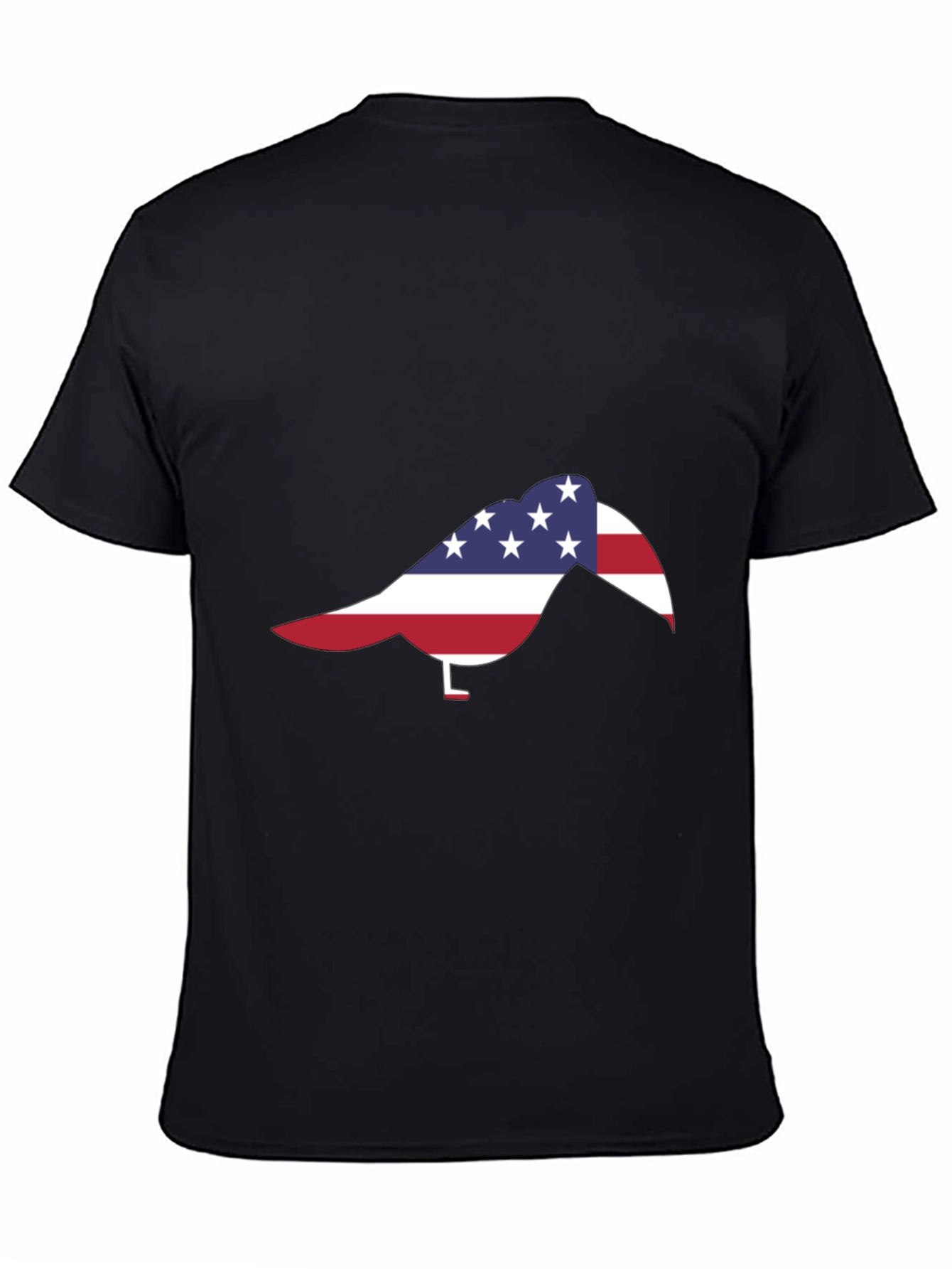 American Flag Turkey Graphic T-Shirt