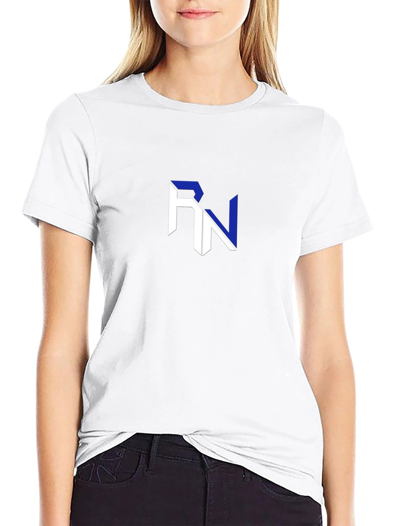 RN Logo Black T-Shirt