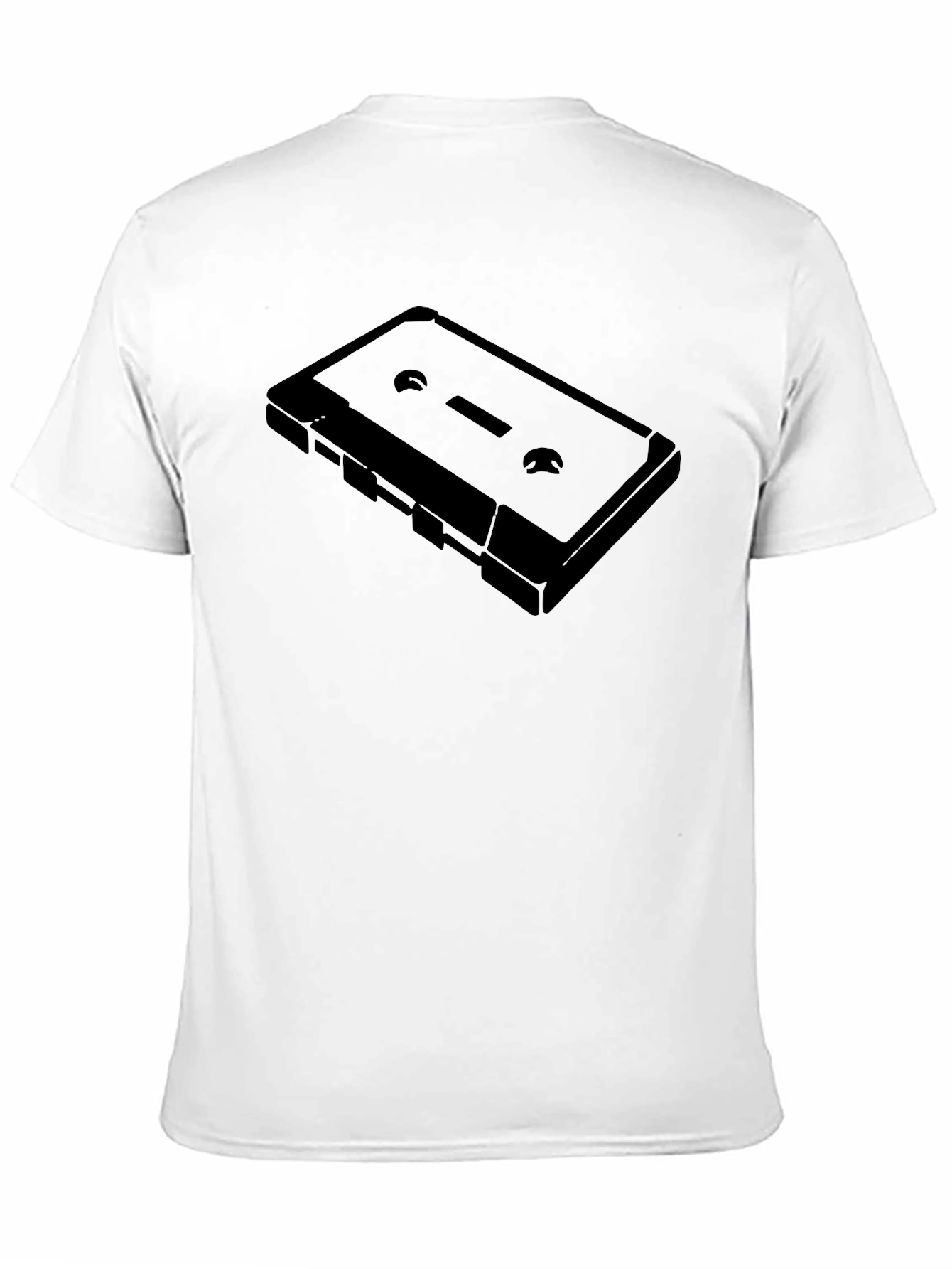 Retro Cassette Tape Graphic Tee - Classic Style
