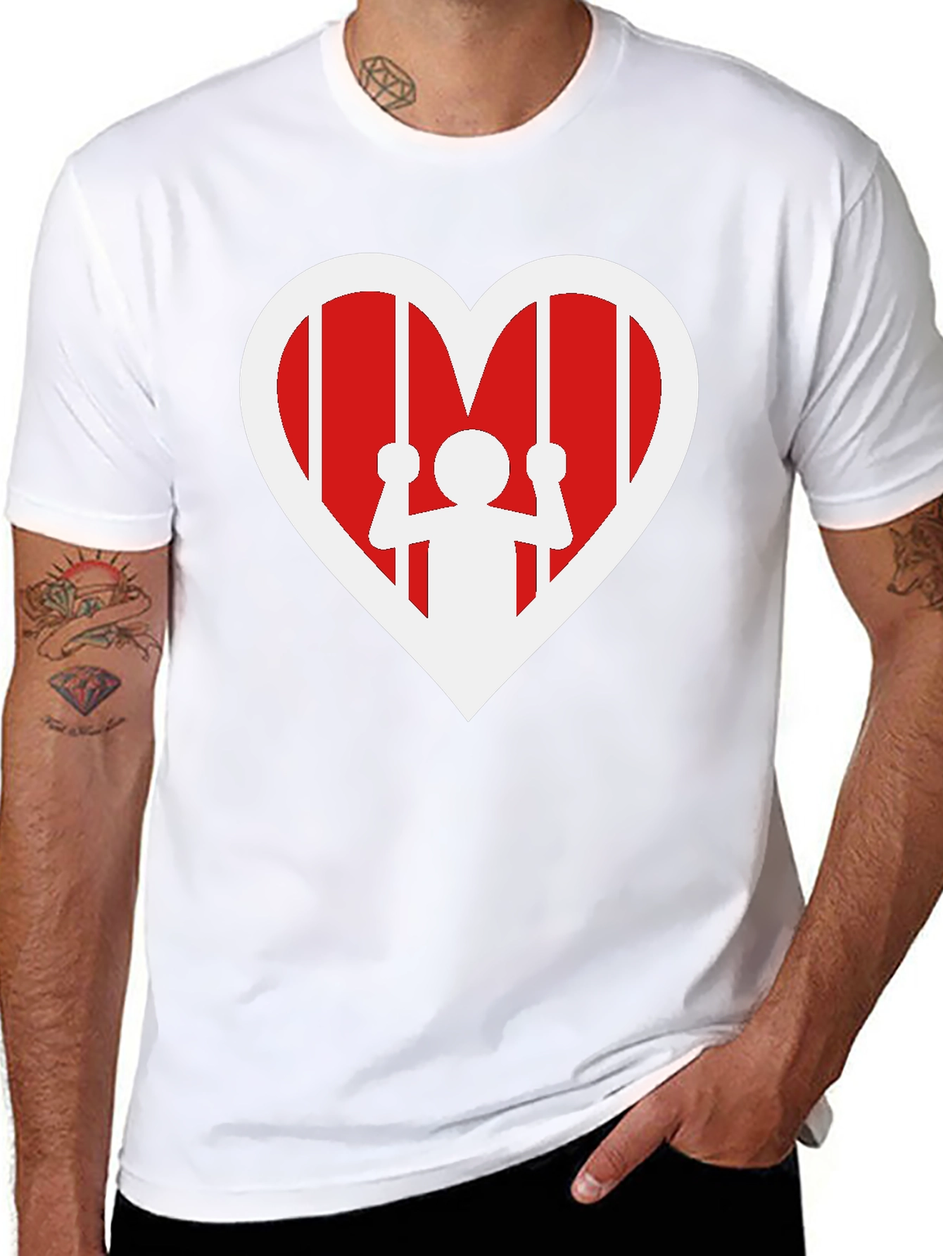 Heart Jail T-Shirt - Freedom in Love