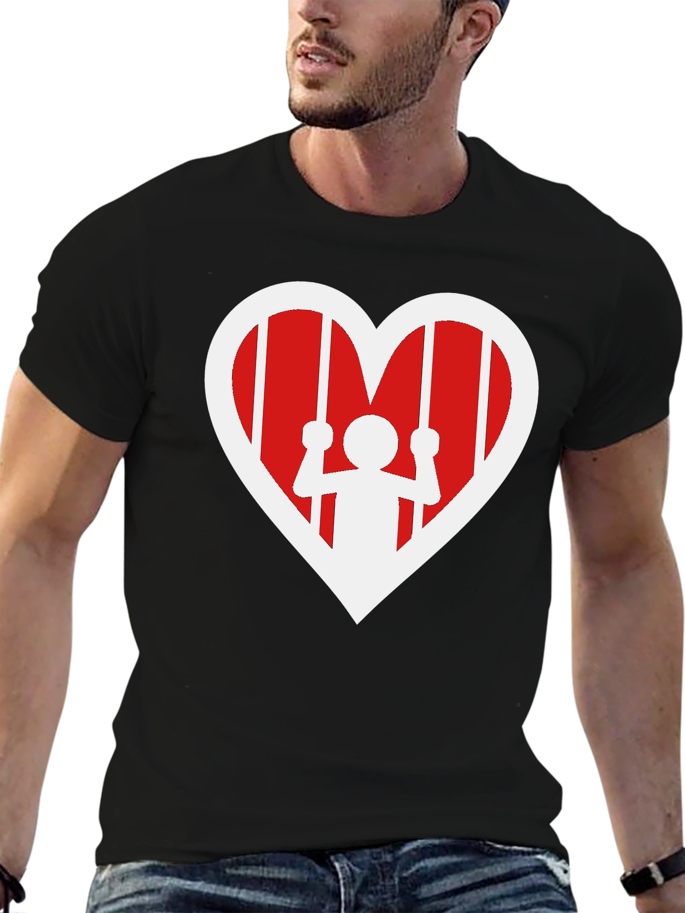 Heart Jail T-Shirt - Freedom in Love